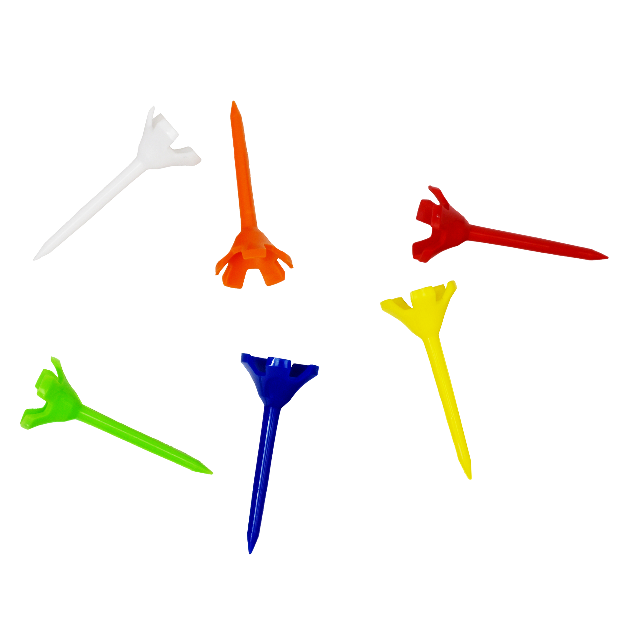 Hi-Ball 2-3/4" Solid Tees 6-Pack