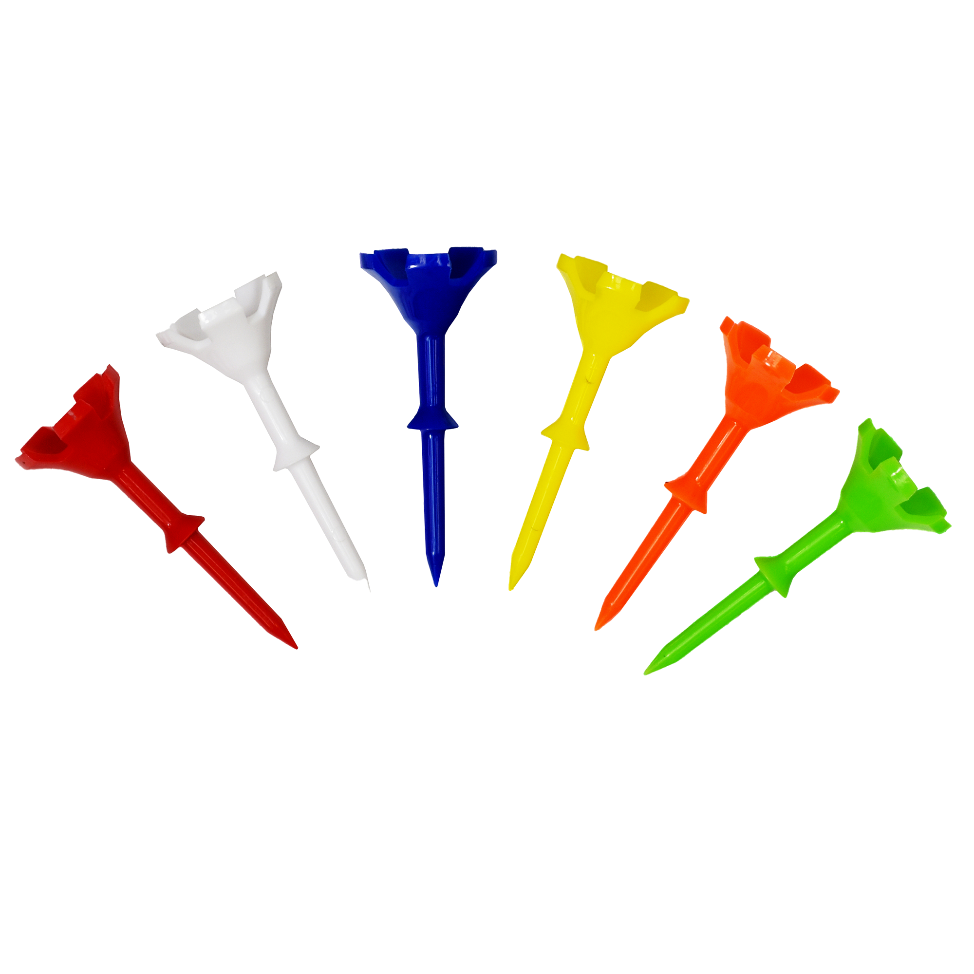 Hi-Ball Golf Tees 2-3/4" Solid Step 6-Pack