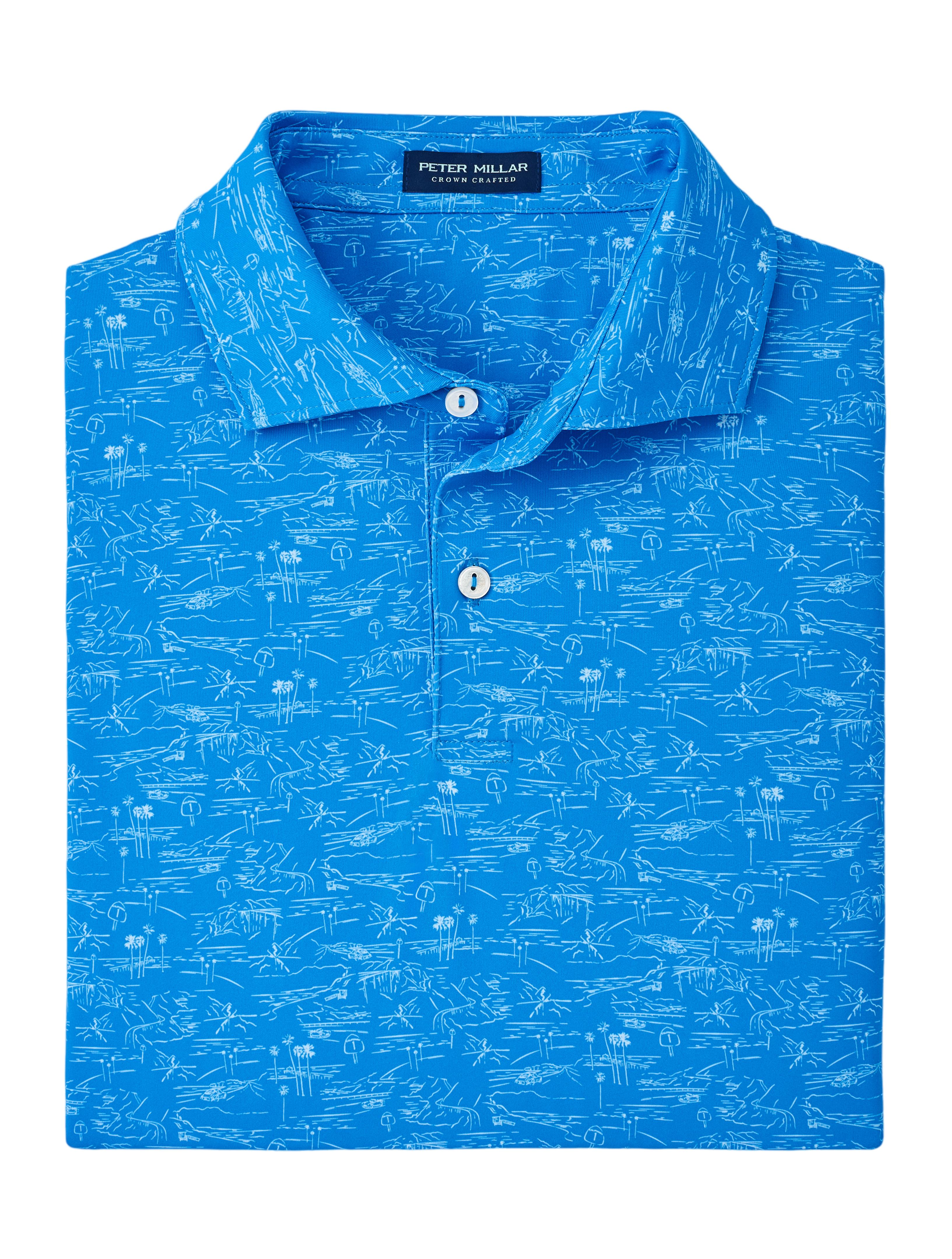 Pacific Performance Jersey Men's Short Sleeve Golf Polo Shirt