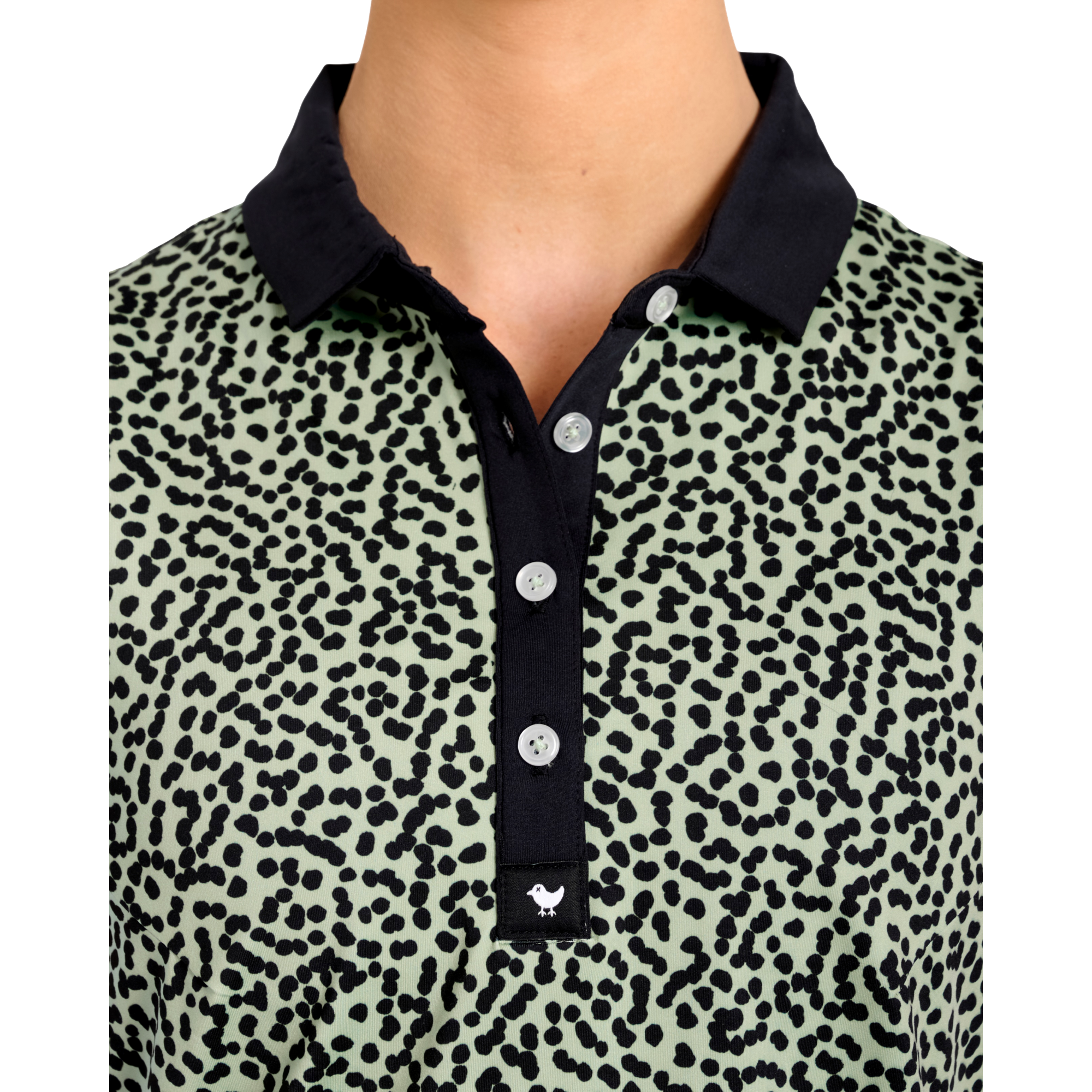 Mint Chip Sleeveless Polo Shirt