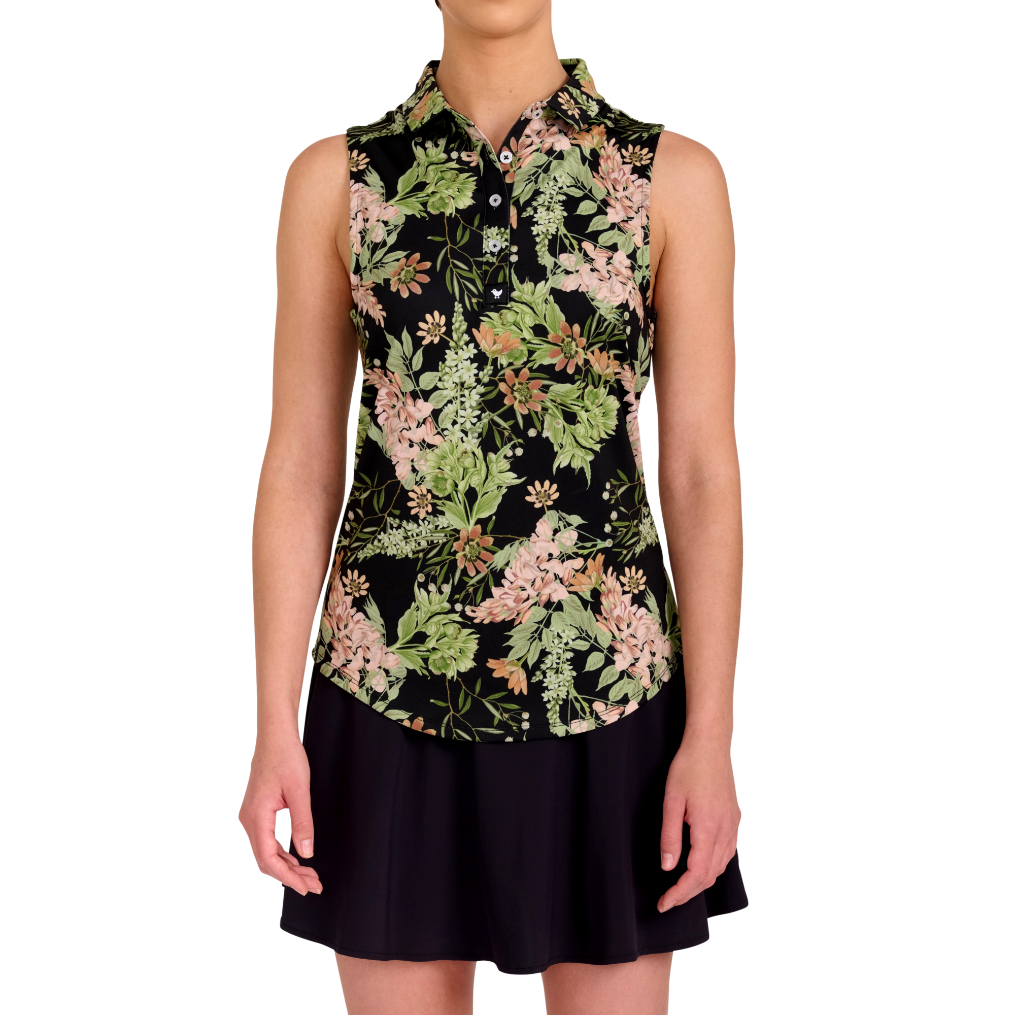 Randy's Moss Sleeveless Polo Shirt
