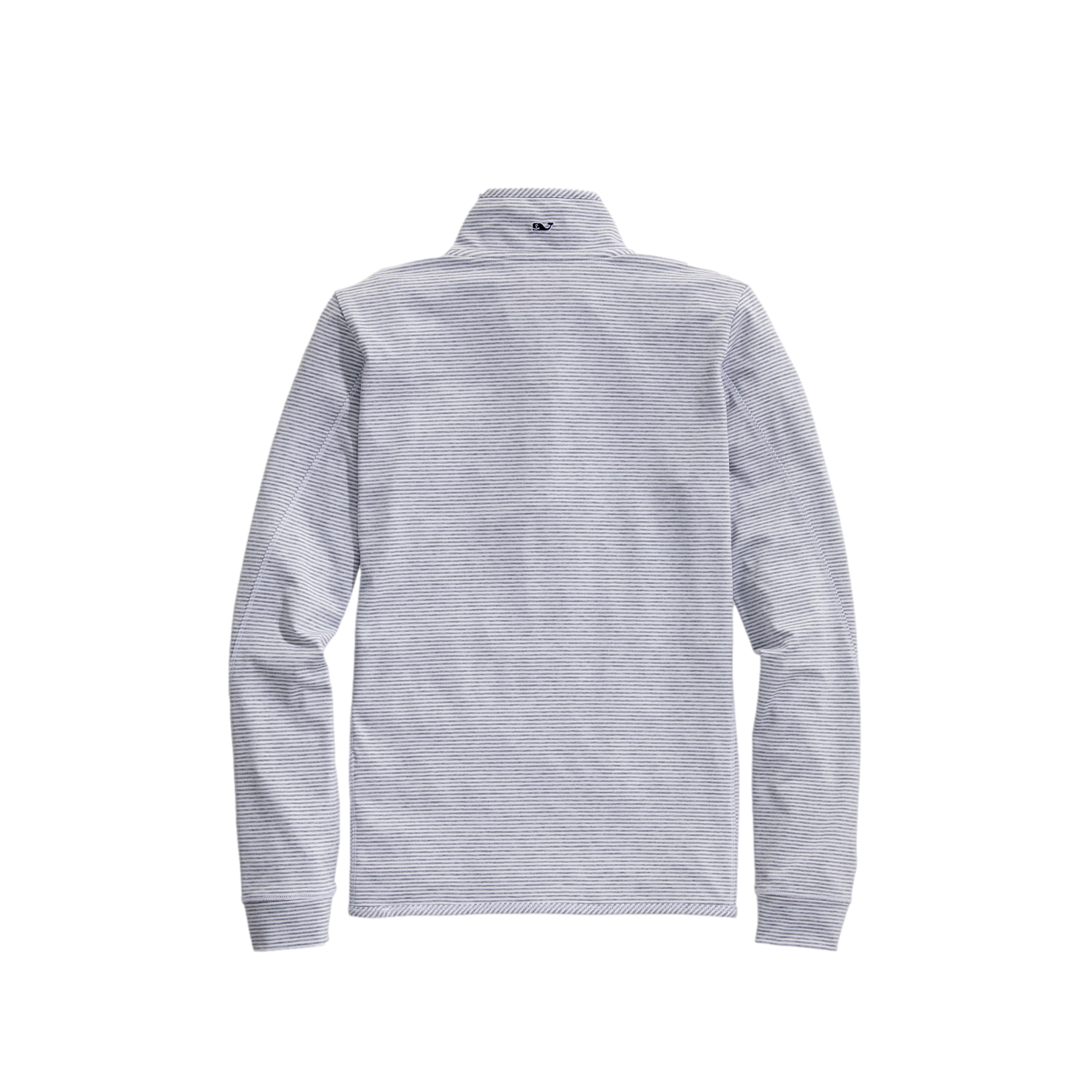 Micro Stripe Quarter Zip Pull Over