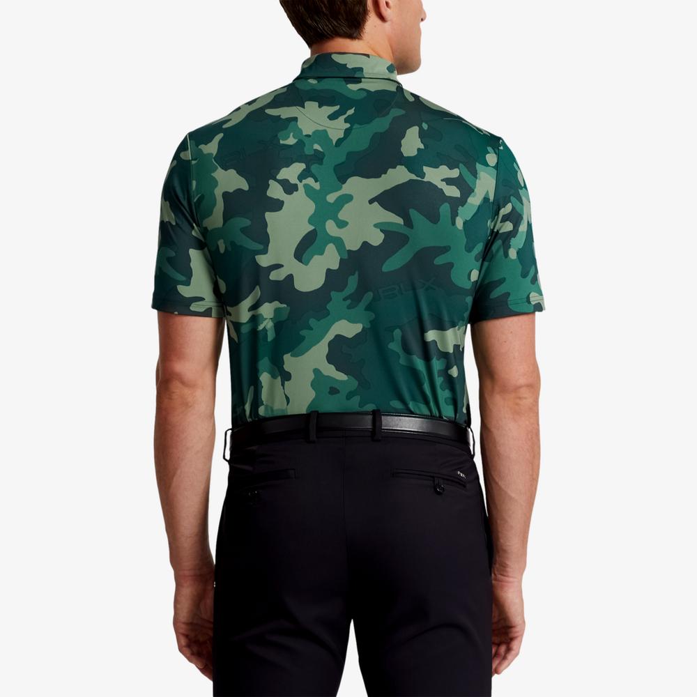 Classic Fit Performance Golf-Camo Polo