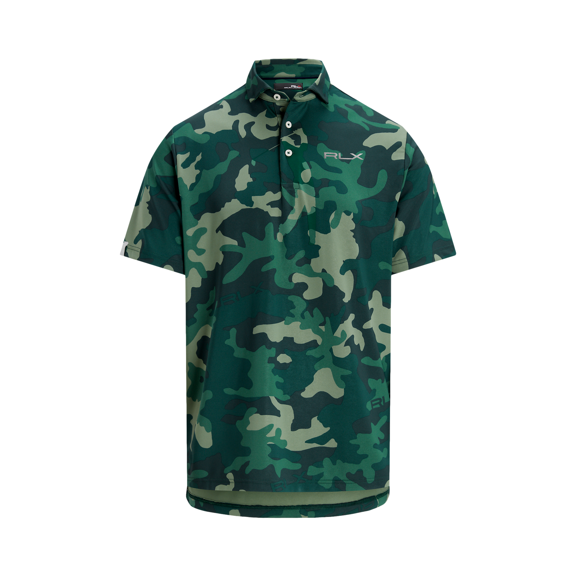 Classic Fit Performance Golf-Camo Polo