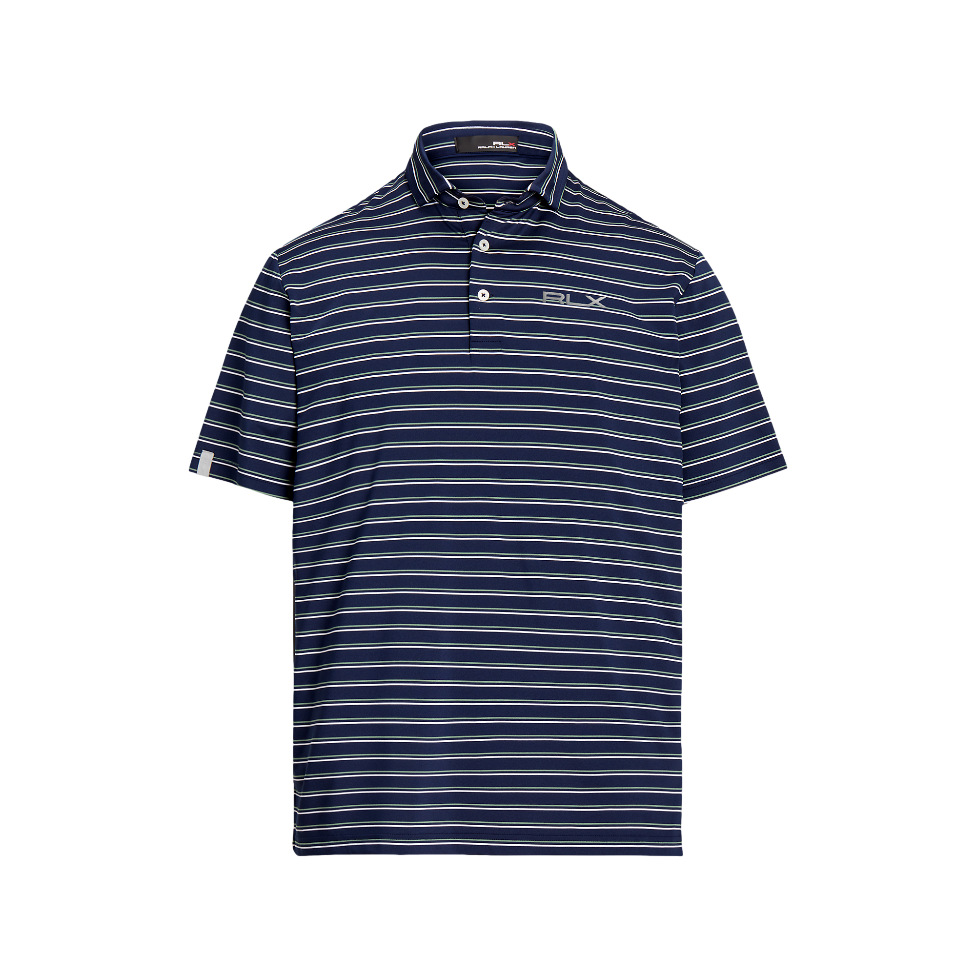Classic Fit Striped Jersey Polo Shirt