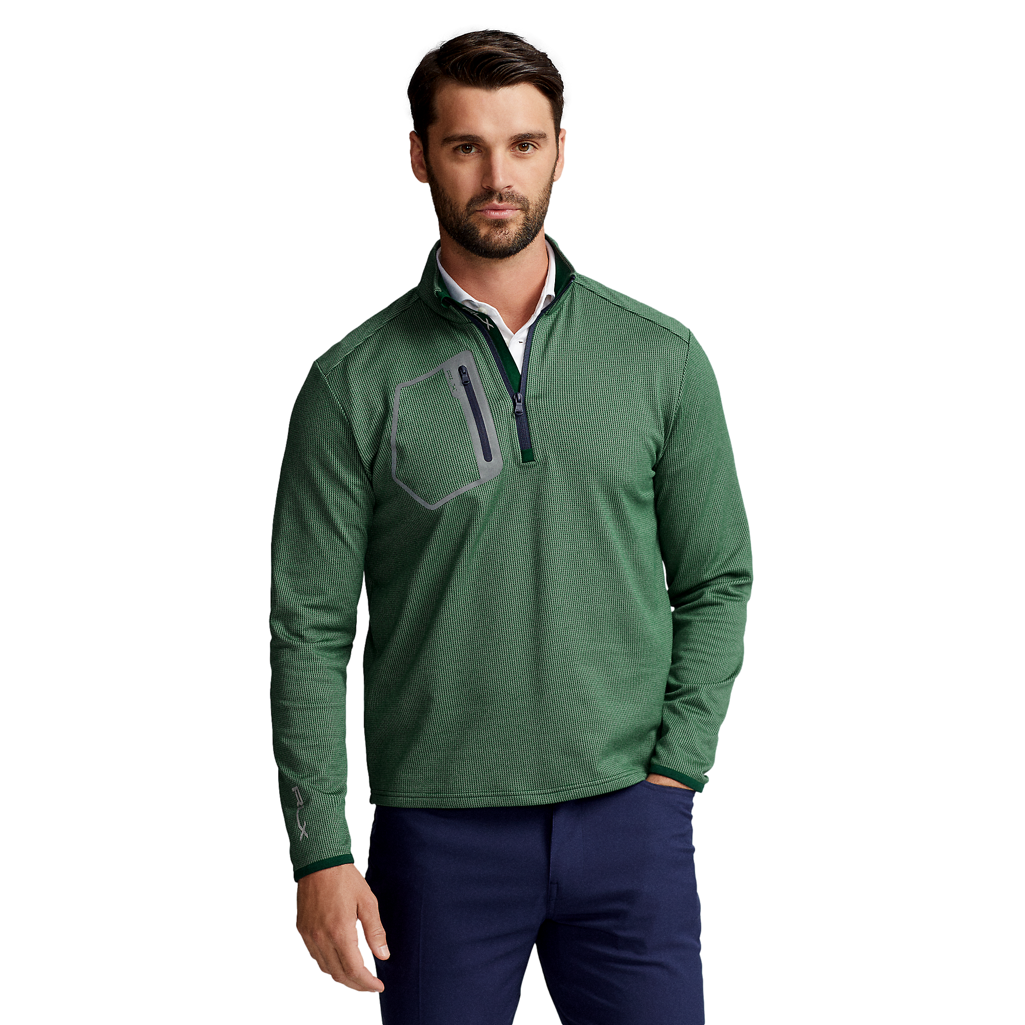 Polo Ralph Lauren Houndstooth Luxury Jersey Pullover | PGA TOUR