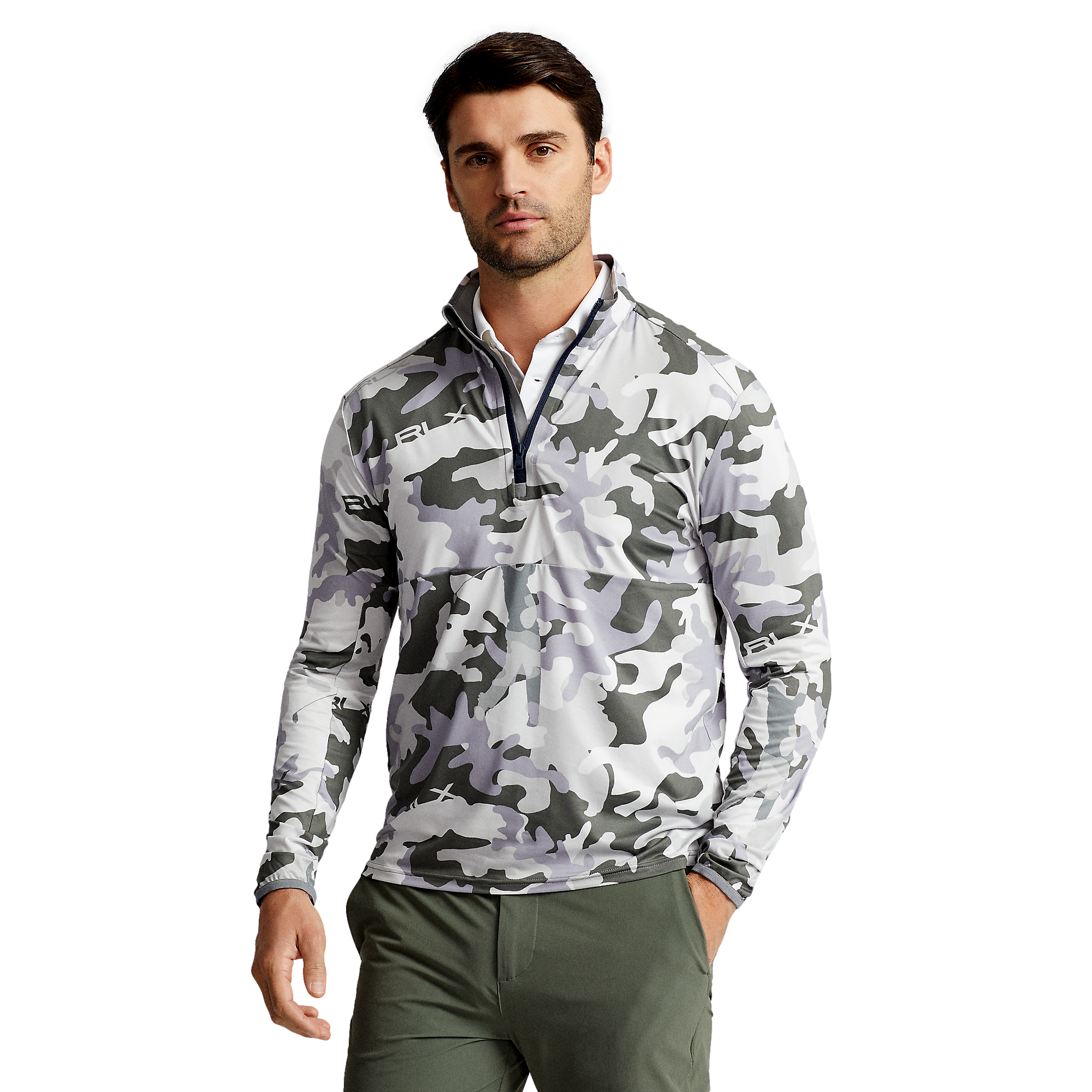 RLX Golf RALPH LAUREN CAMO2.0 9型 3kg Polo Ralph Lauren Golf-Camo Stretch Jersey Pullover | PGA TOUR