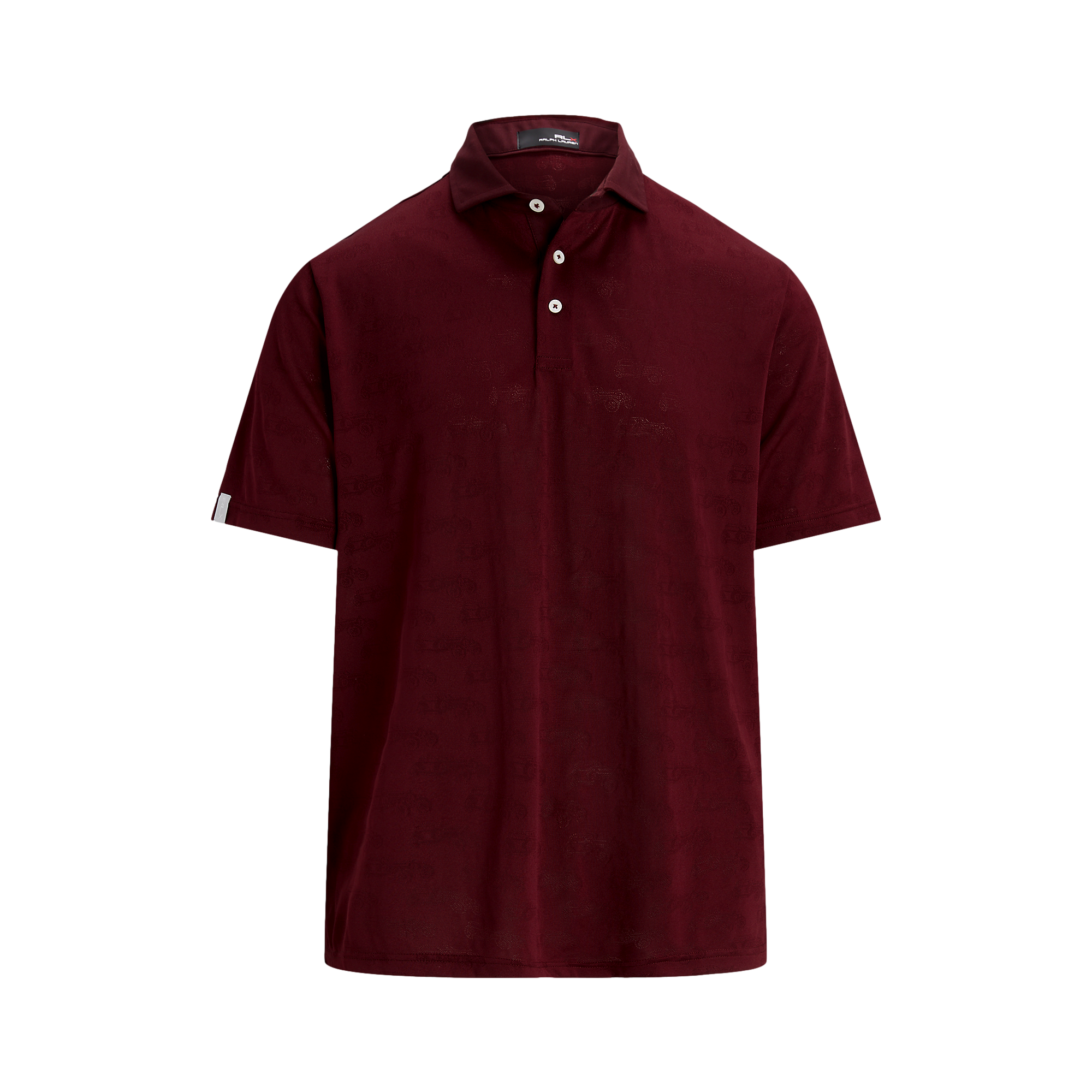 RLX Classic Fit Automobile Jacquard Men's Short Sleeve Golf Polo Shirt