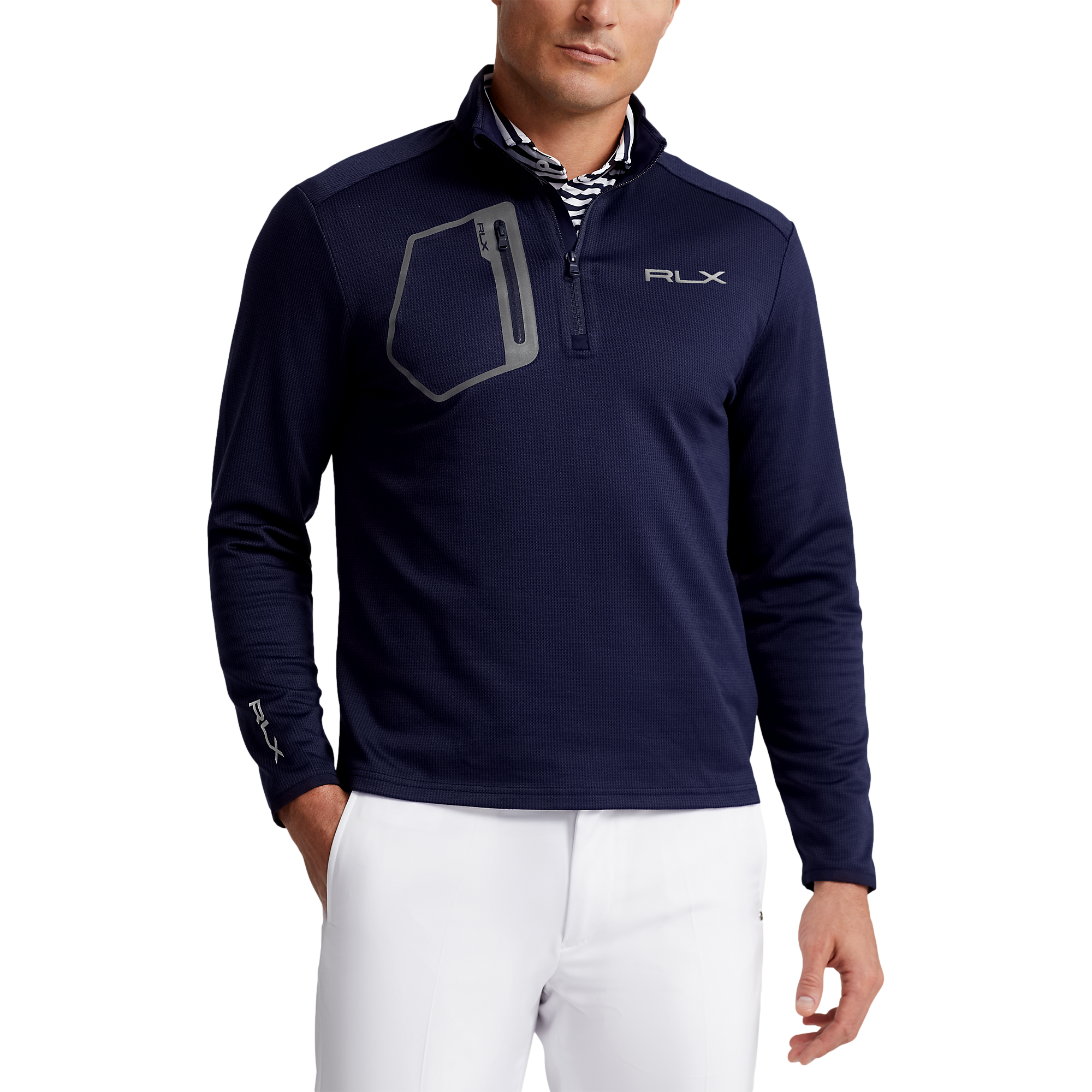 RLX Houndstooth Luxury Jersey Pullover | PGA TOUR Superstore