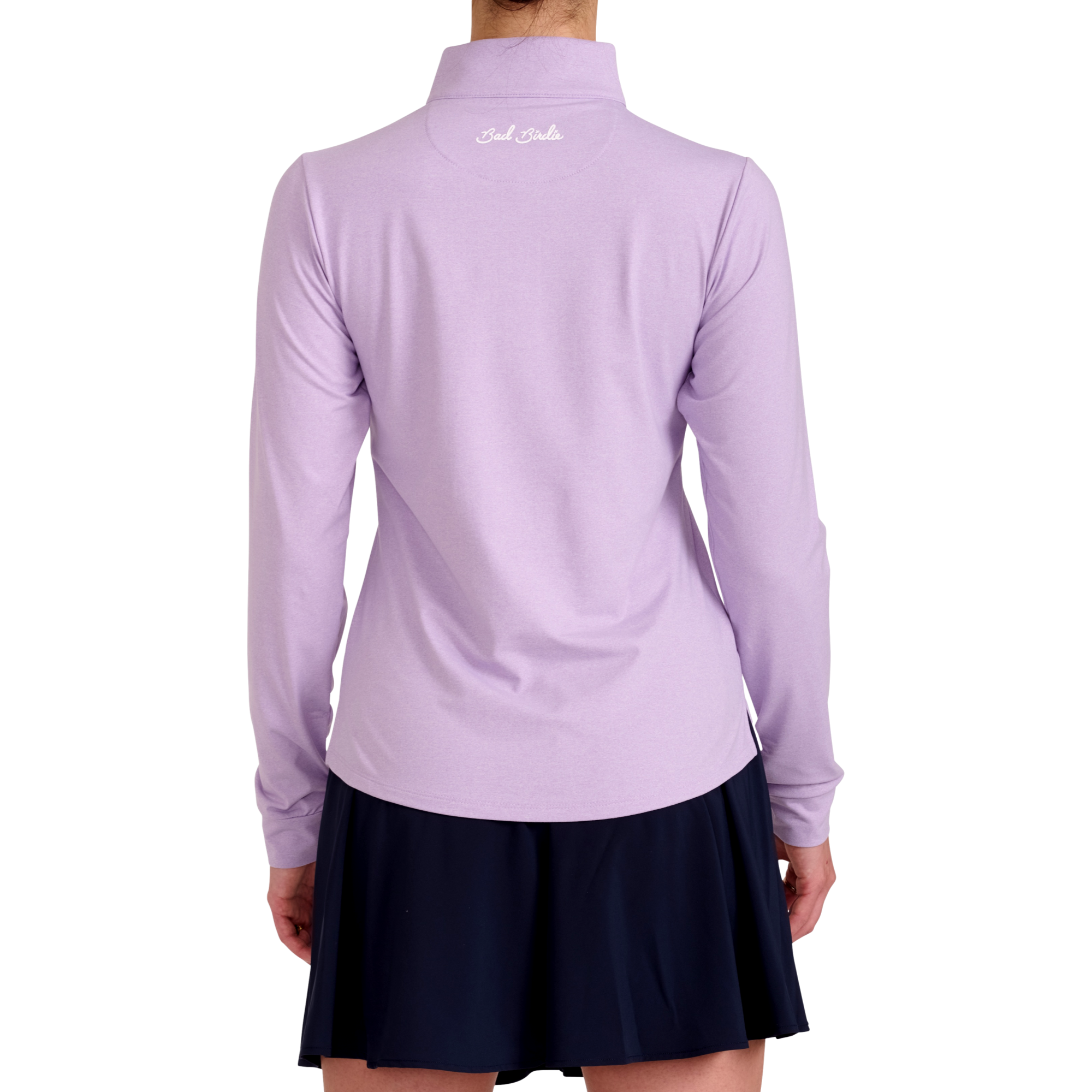 Purple Rose Heather Quarter Zip Pull Over