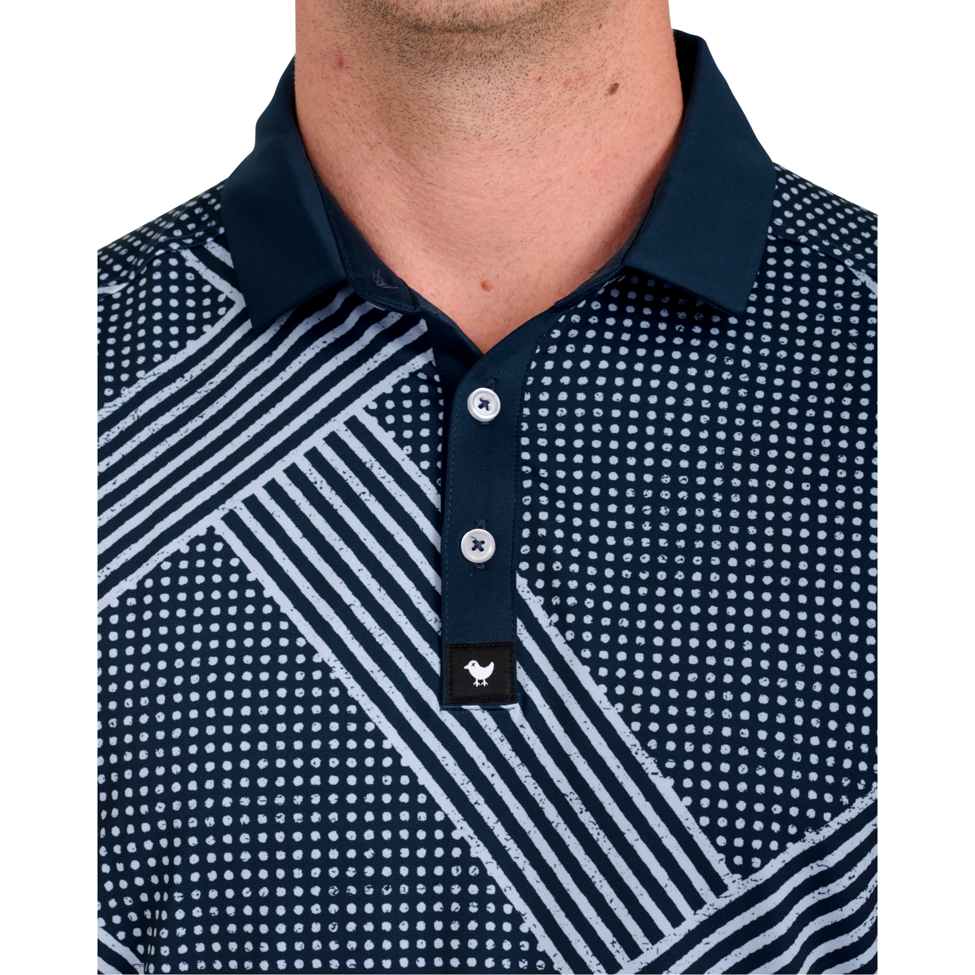 Retro Boomin Men's Short Sleeve Golf Polo Shirt