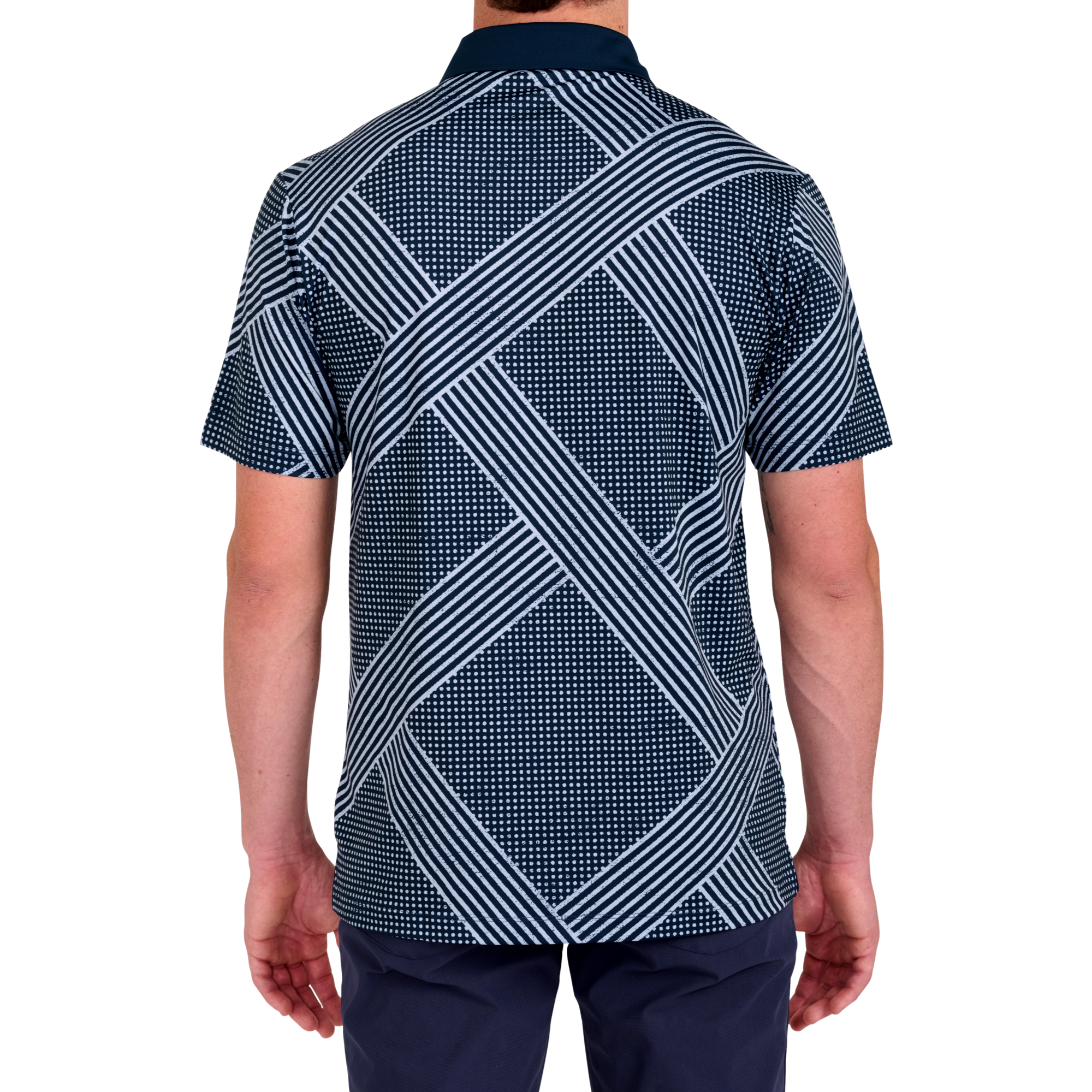 Retro Boomin Men's Short Sleeve Golf Polo Shirt