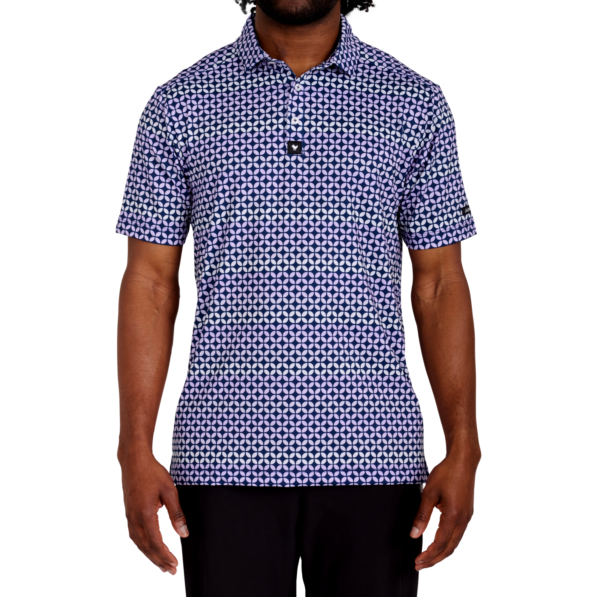 Purplexed Men's Short Sleeve Golf Polo Shirt