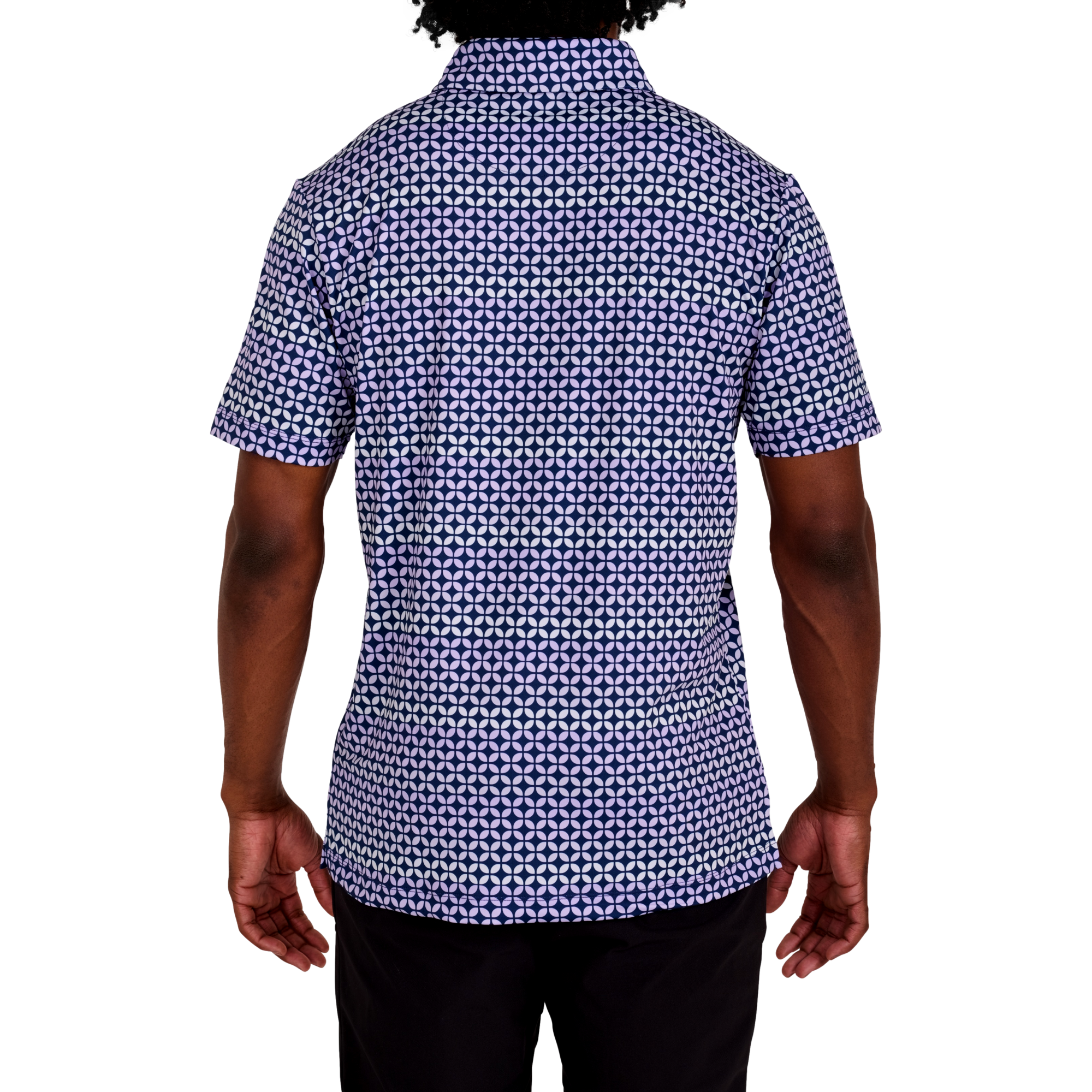 Purplexed Men's Short Sleeve Golf Polo Shirt