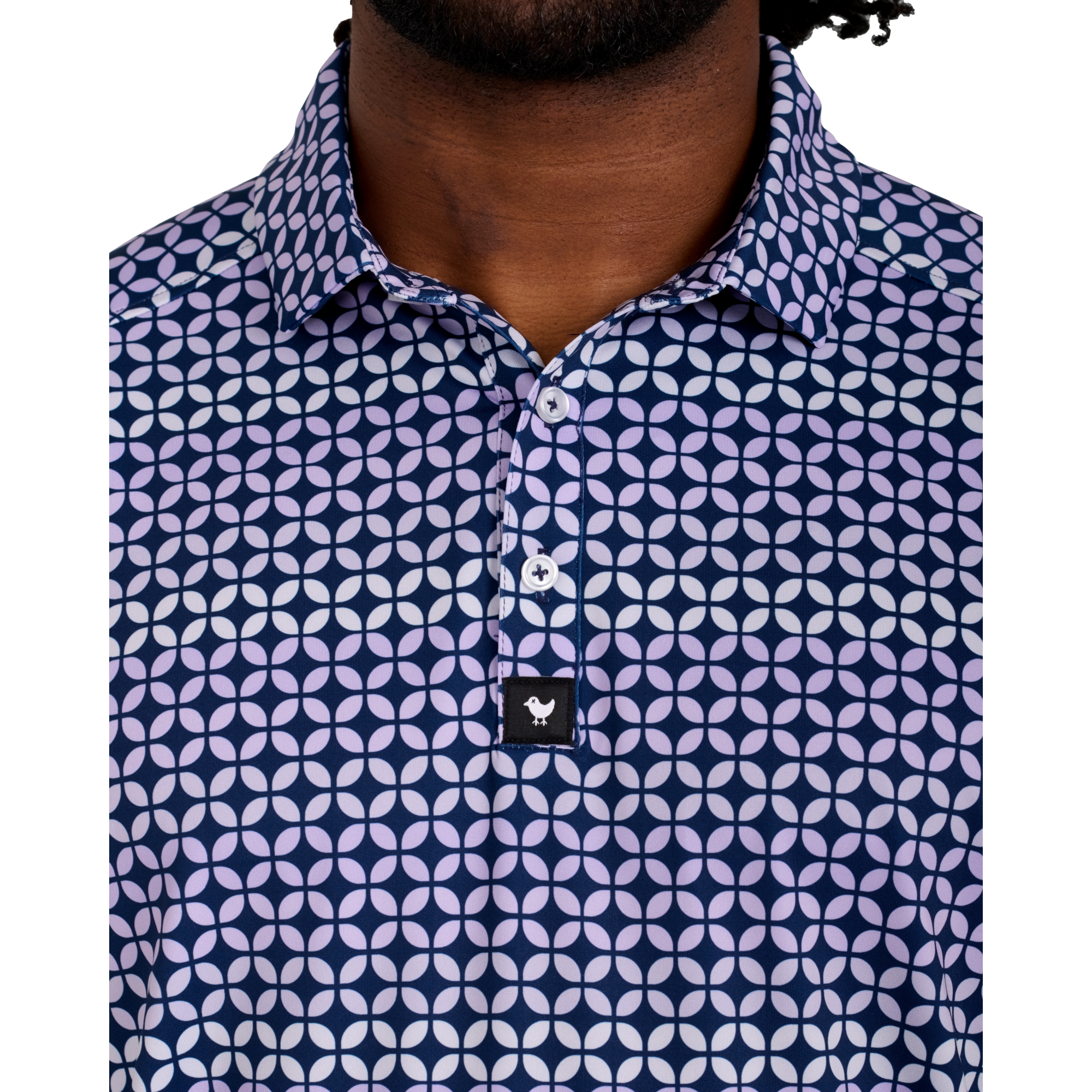 Purplexed Men's Short Sleeve Golf Polo Shirt