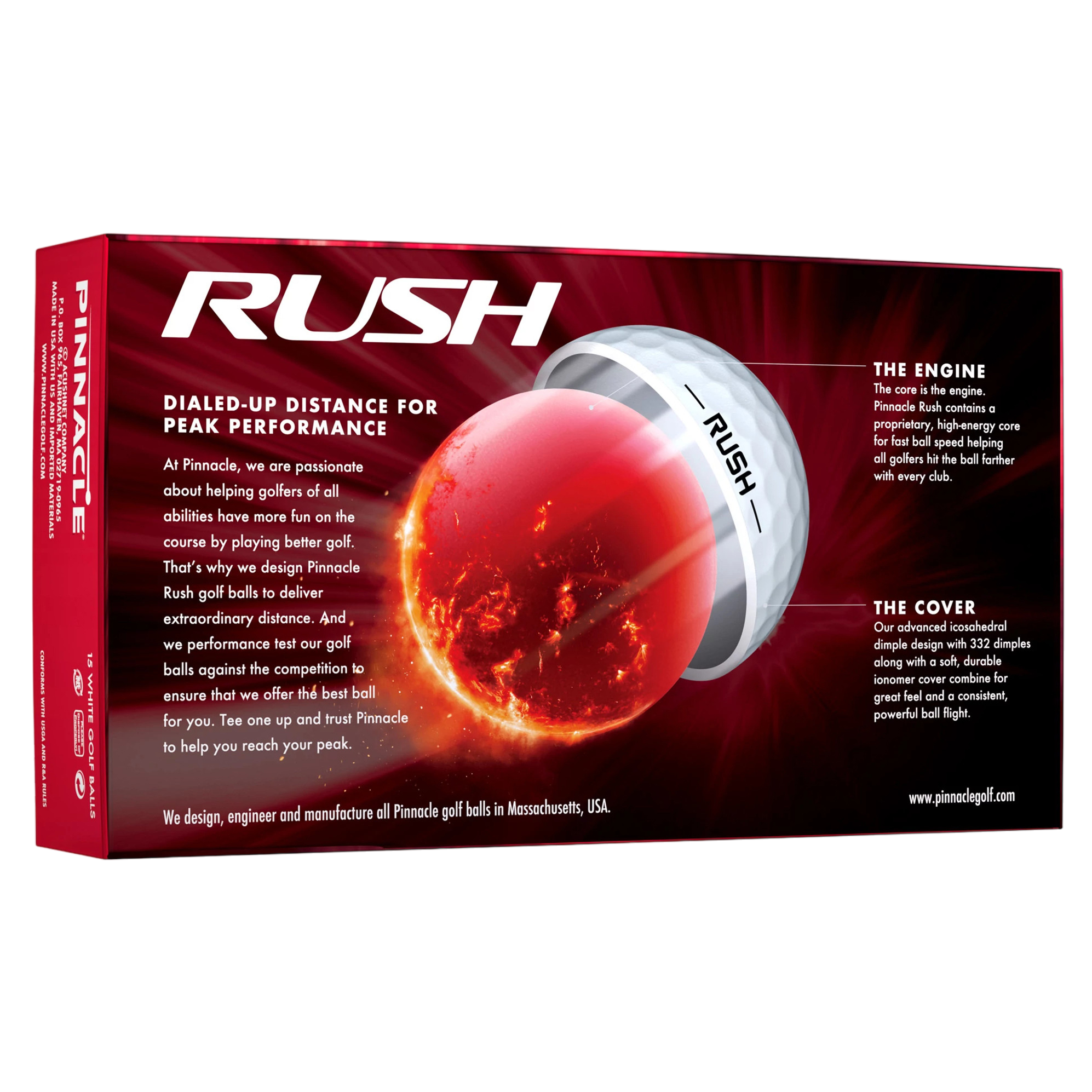 Pinnacle Rush 2023 Golf Balls 15 Pack