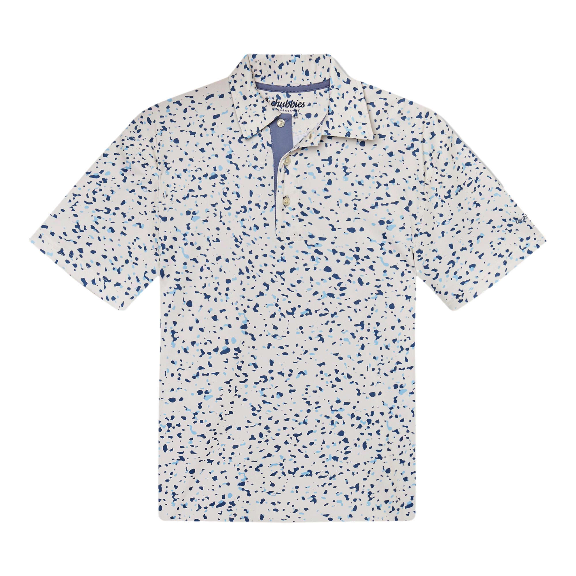 The Terrazzo Men's Short Sleeve Golf Polo Shirt