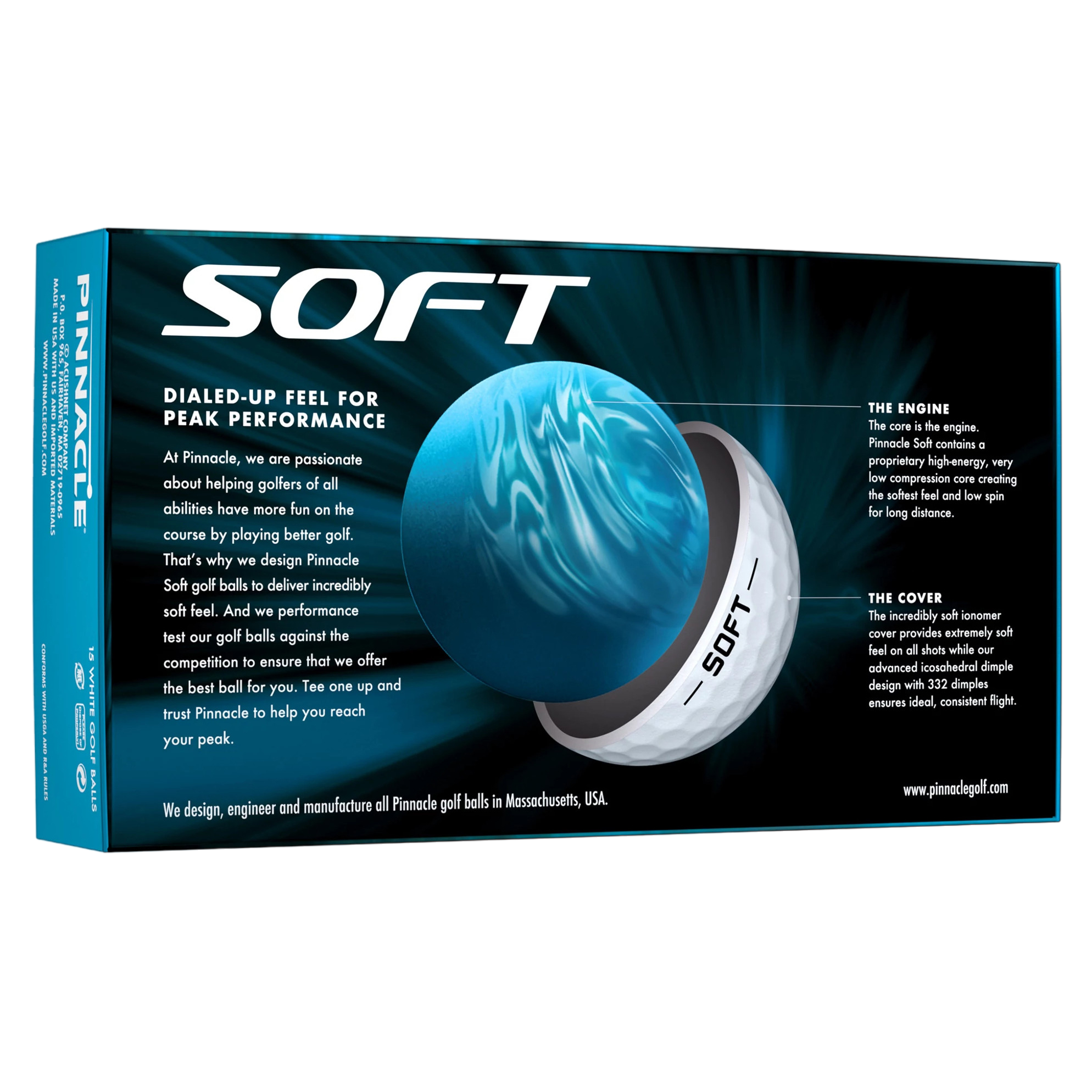 Pinnacle Soft 2023 Golf Balls 15-Pack