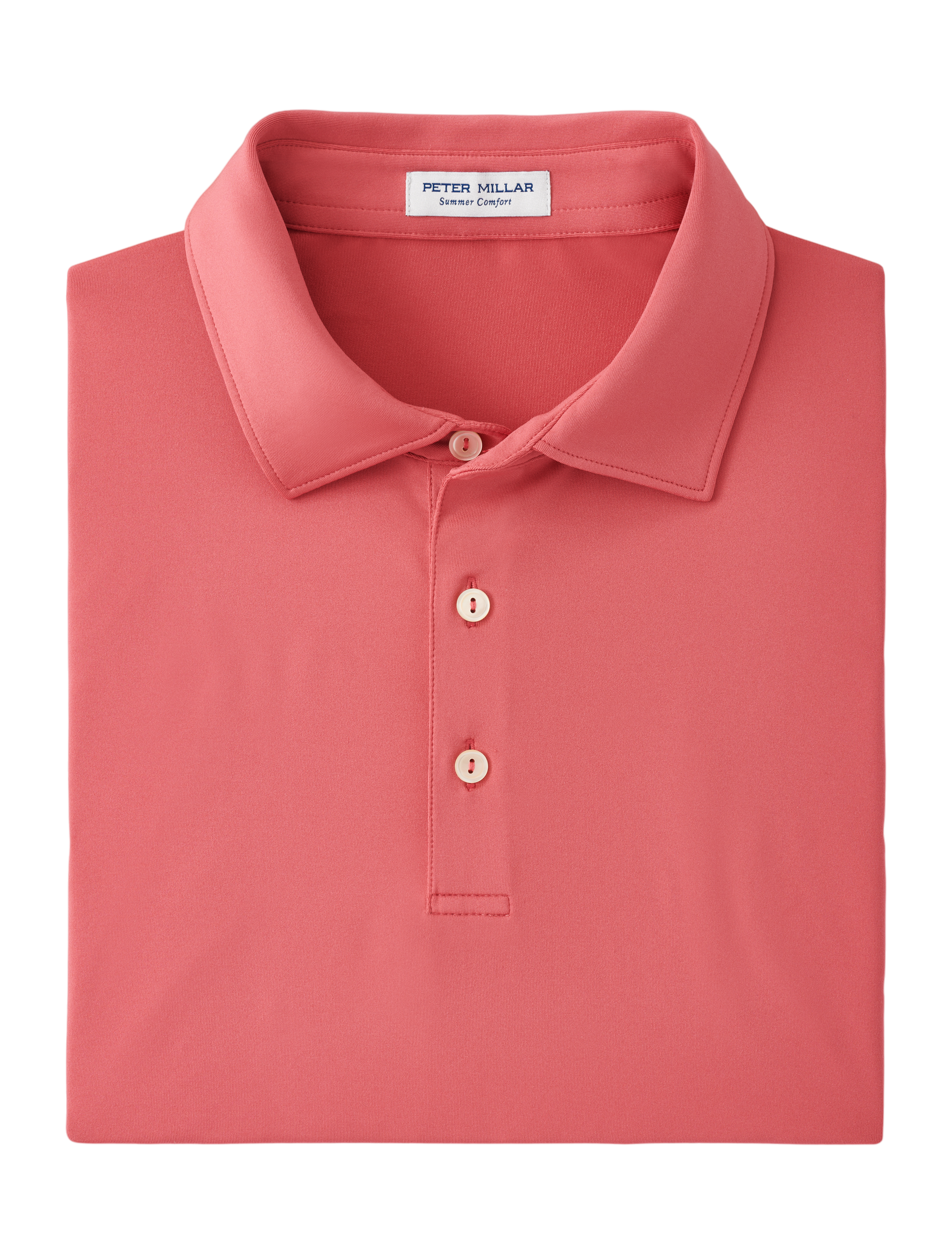 Solid Performance Jersey Men's Short Sleeve Golf Polo Shirt