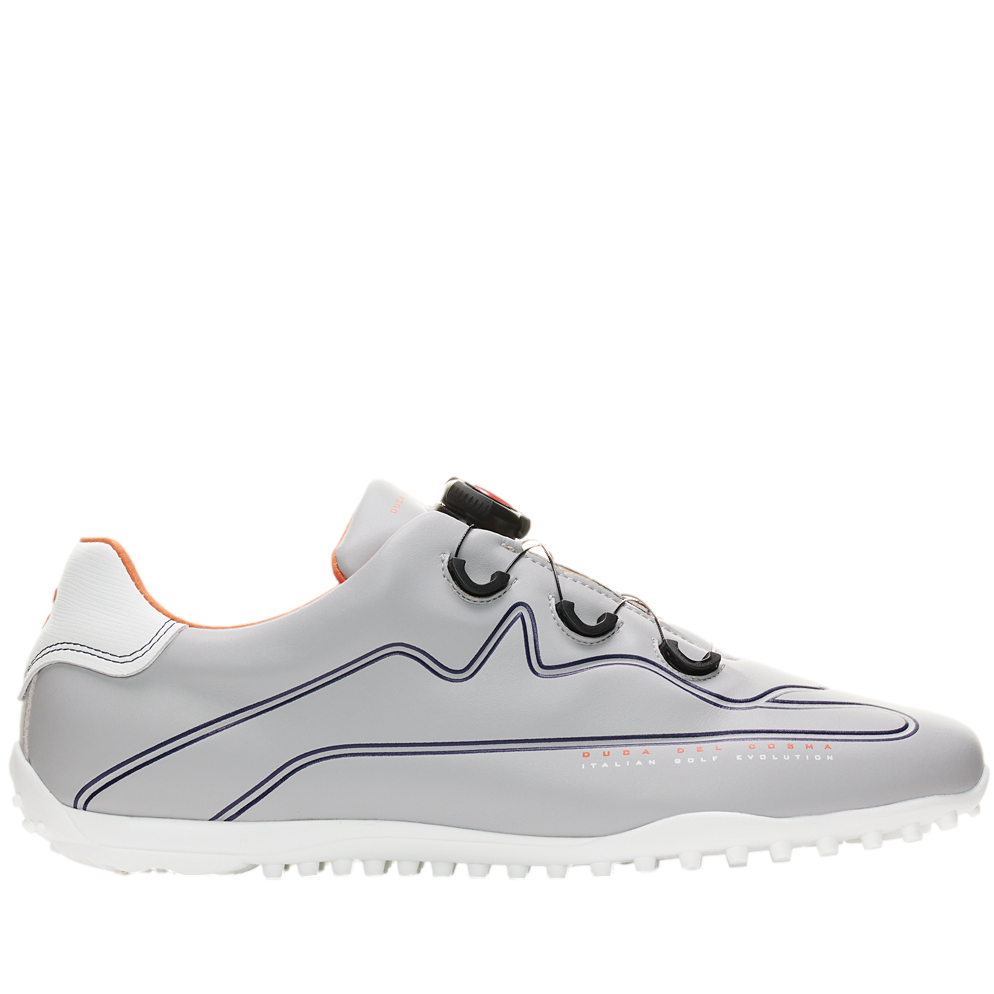 Navarino Men's Golf Shoe, Grey, 13 M - Duca Del Cosma Spikeless