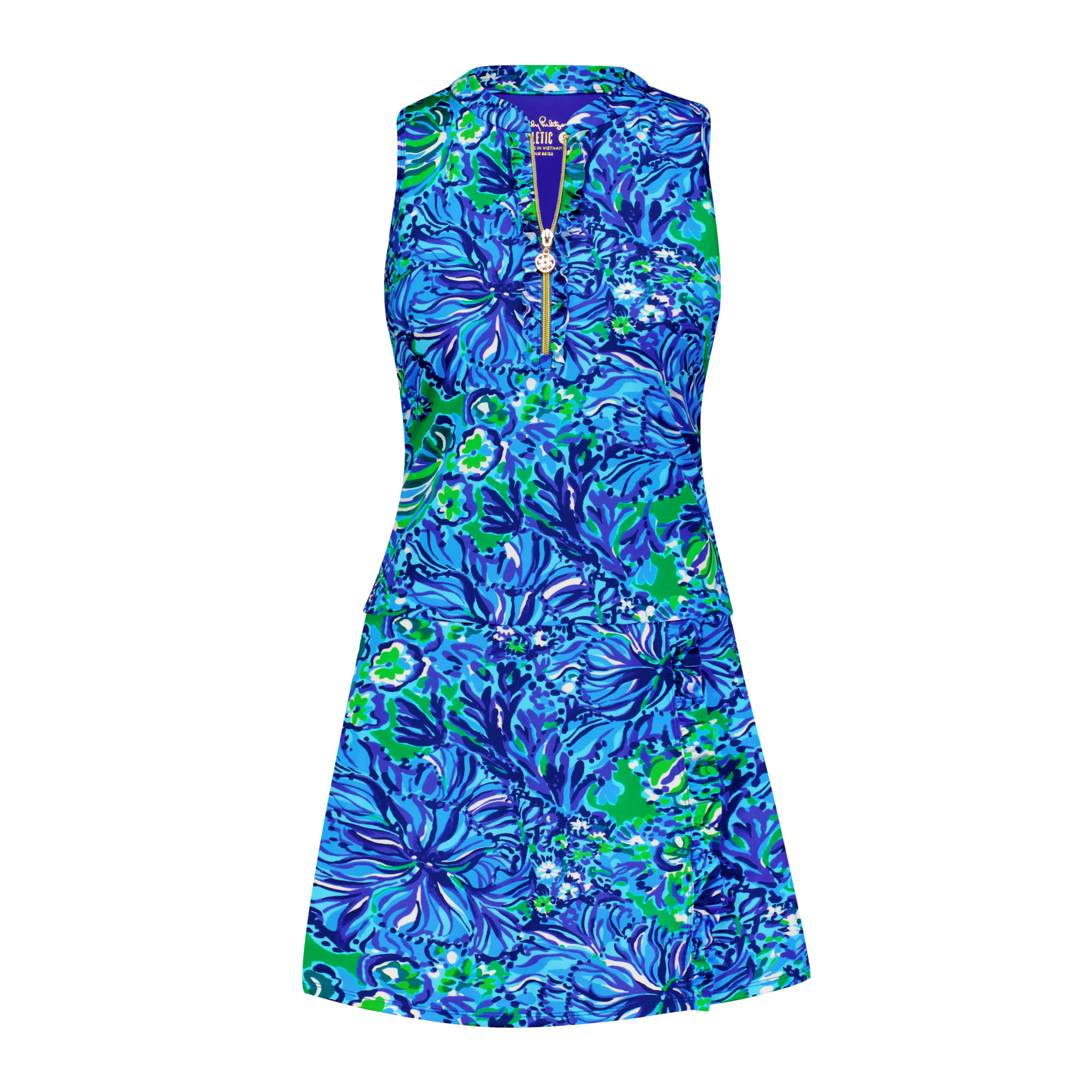 Colada Turtle Awe Women's Sleeveless Golf Dress