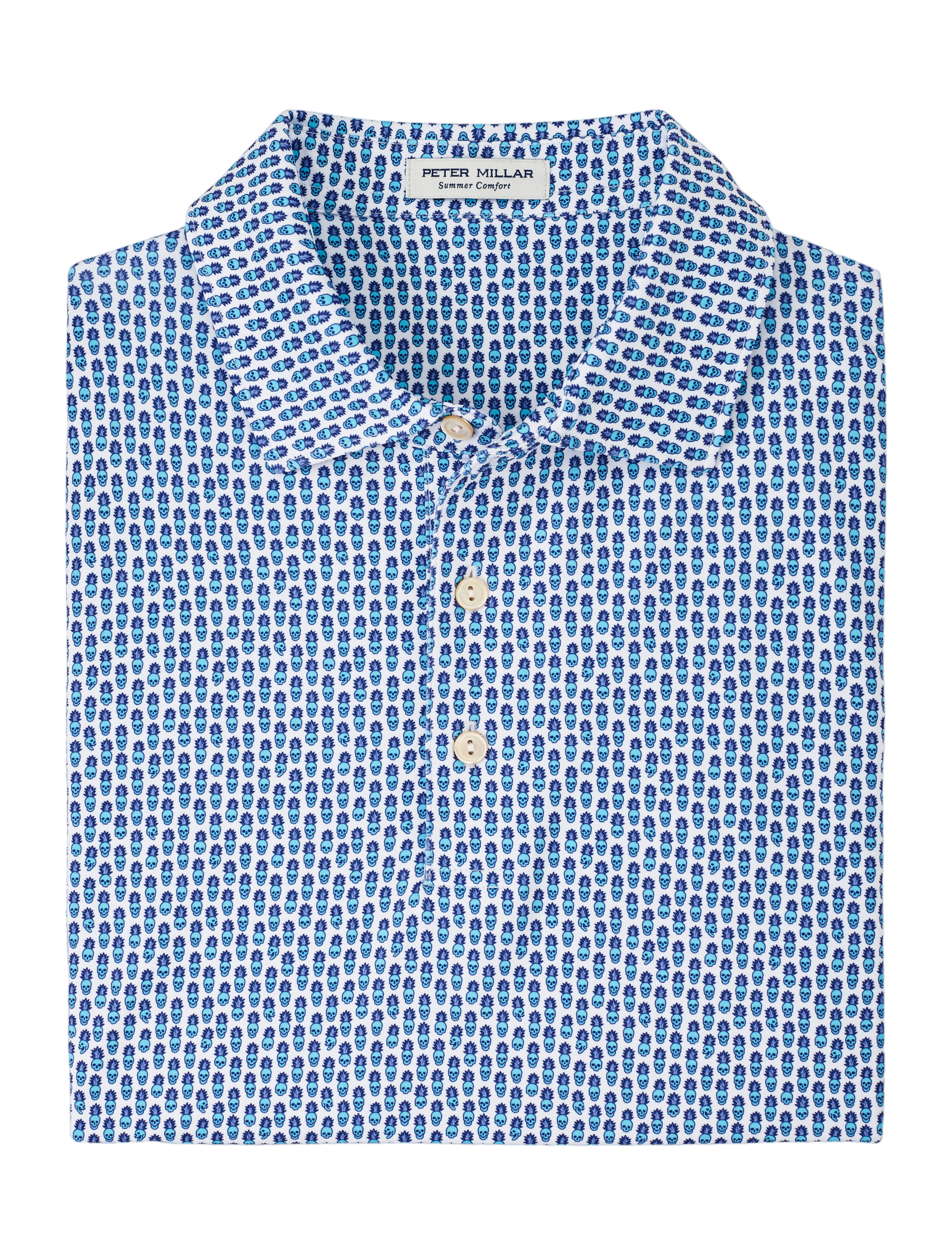 Pi&ntilde;a Skullada Performance Jersey Men's Short Sleeve Golf Polo Shirt