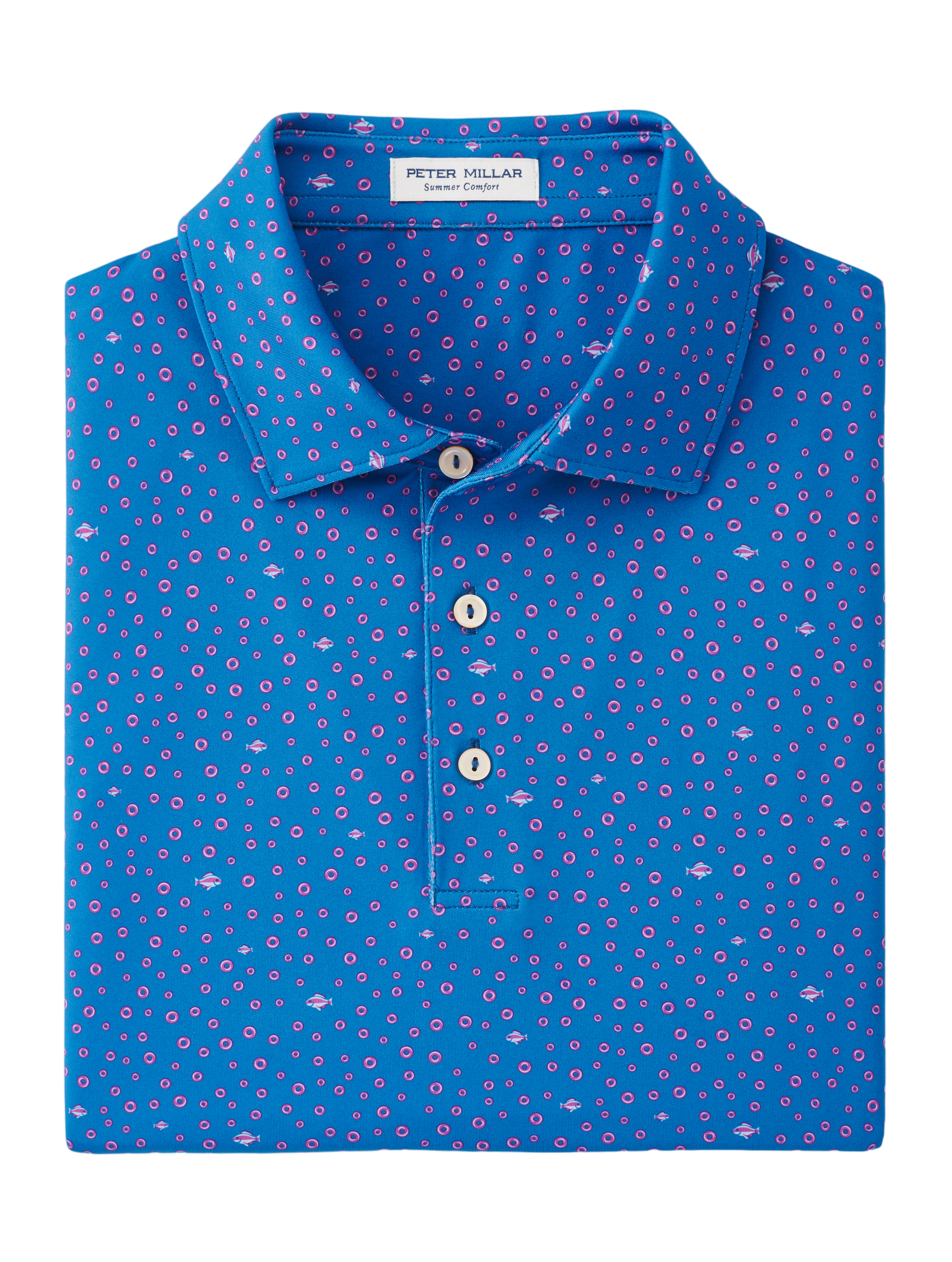 Peter Millar Fish Performance Jersey Polo | PGA TOUR Superstore