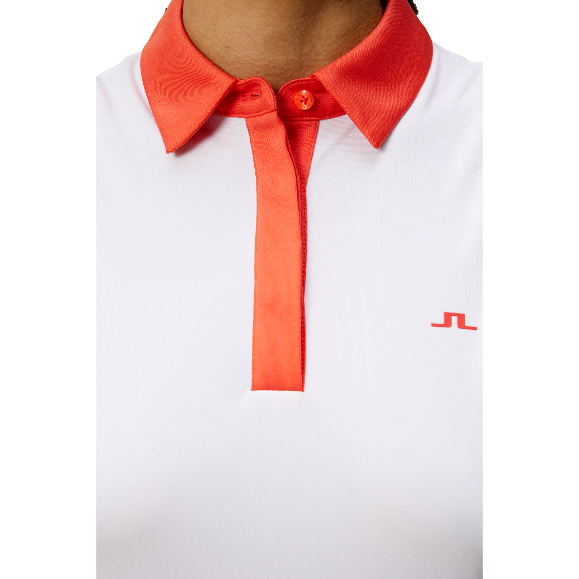 Edna Colorblock Women's Sleeveless Golf Polo Shirt