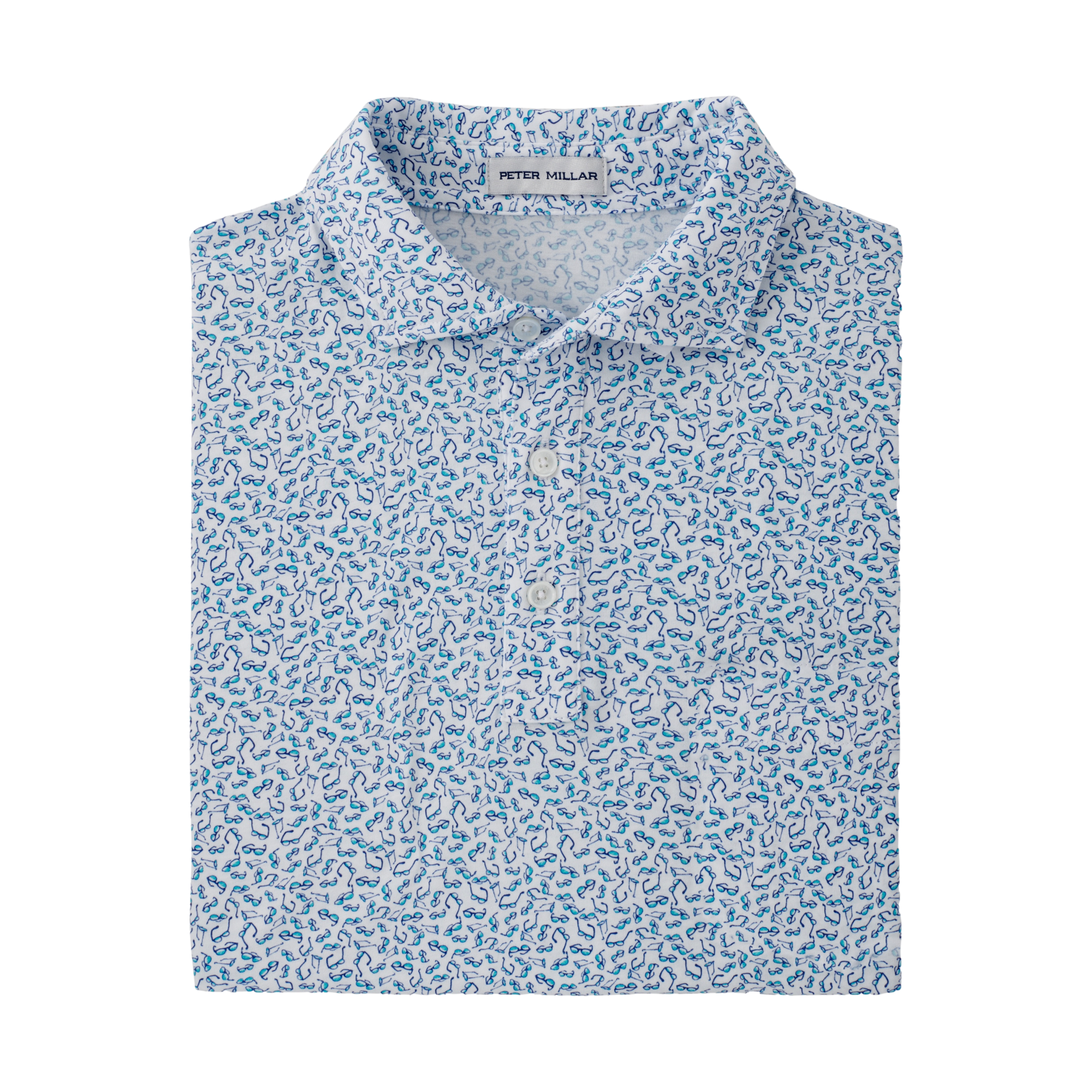 Peter Millar Pilot Mill Sunglasses Printed Polo | PGA TOUR Superstore