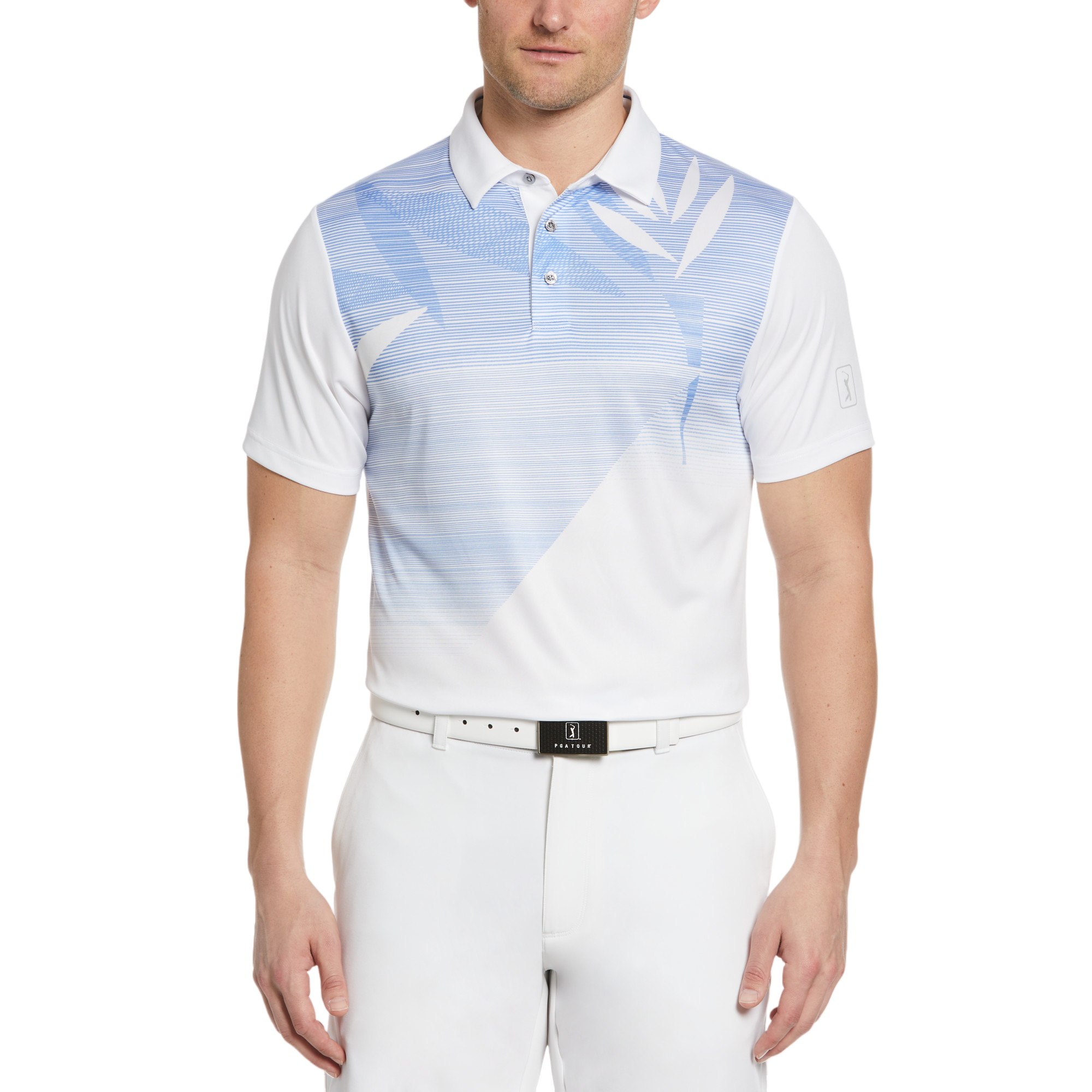 Golf Tropical Print Polo