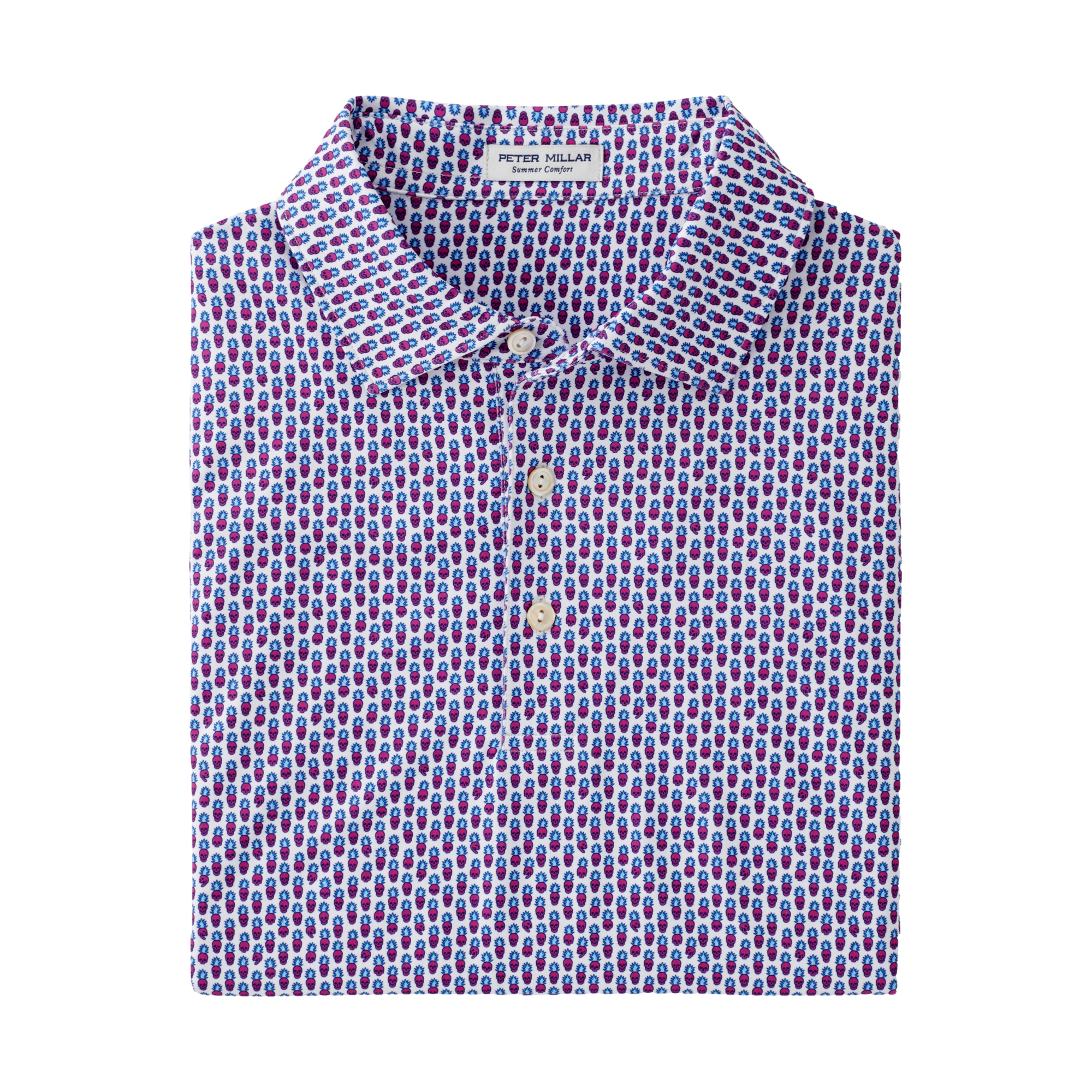 Peter Millar Piña Skullada Performance Jersey Polo | PGA TOUR