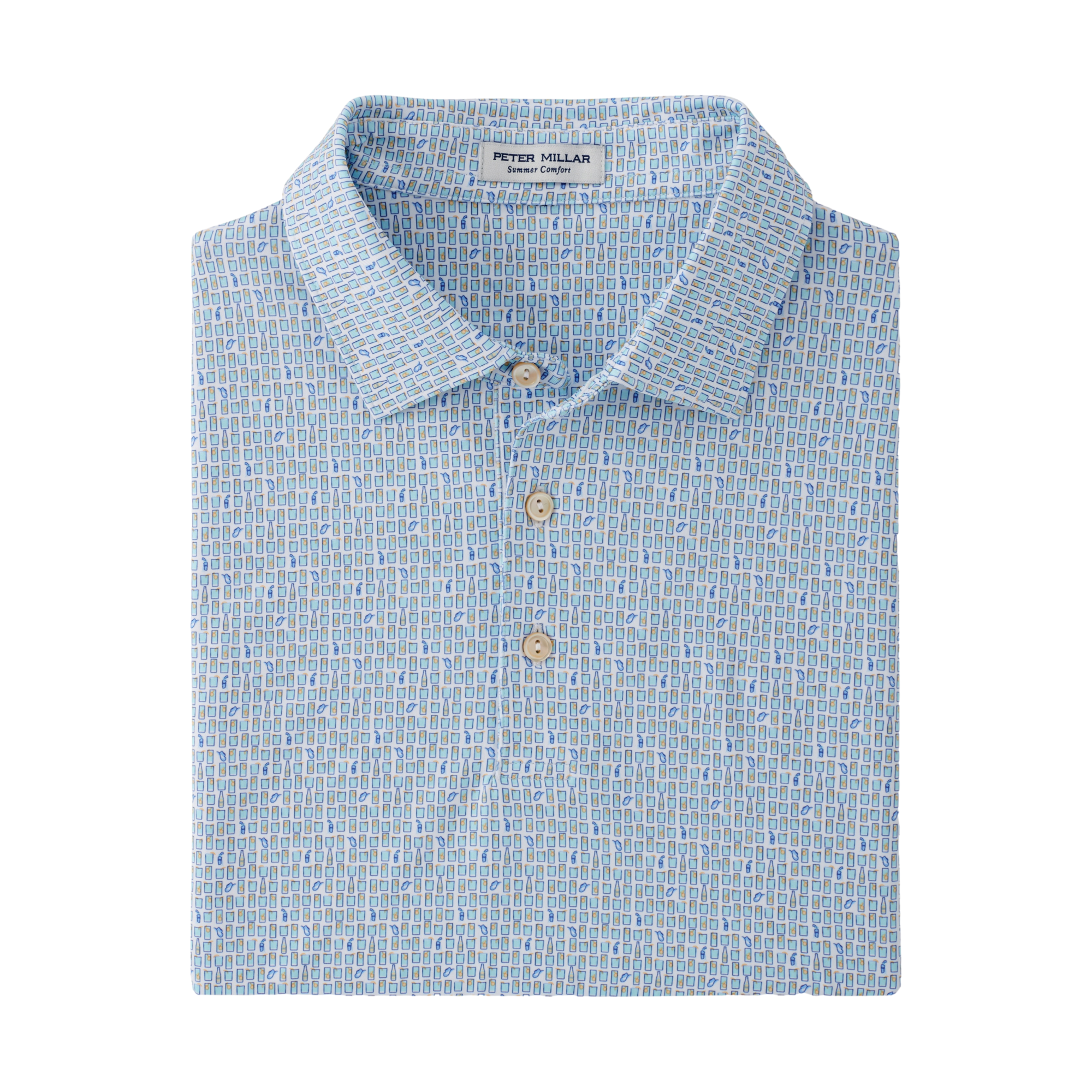 Peter Millar Ranch Water Performance Jersey Polo | PGA TOUR Superstore