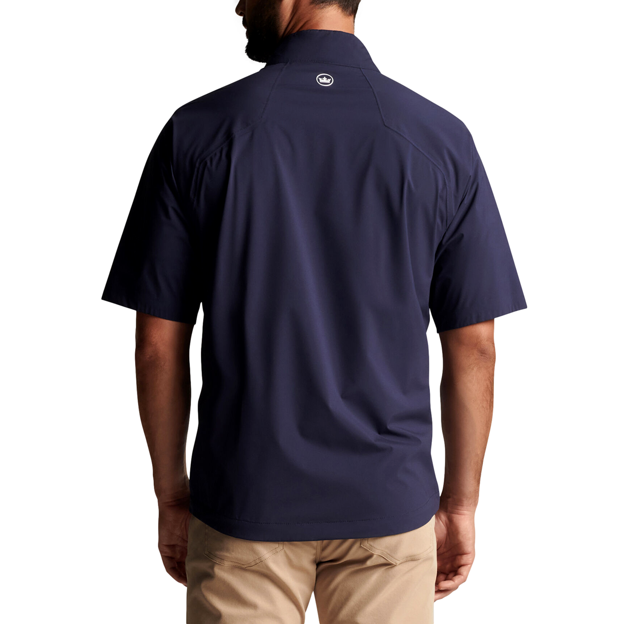 Shield Men's Short Sleeve Golf Quarter Zip Rain Shell