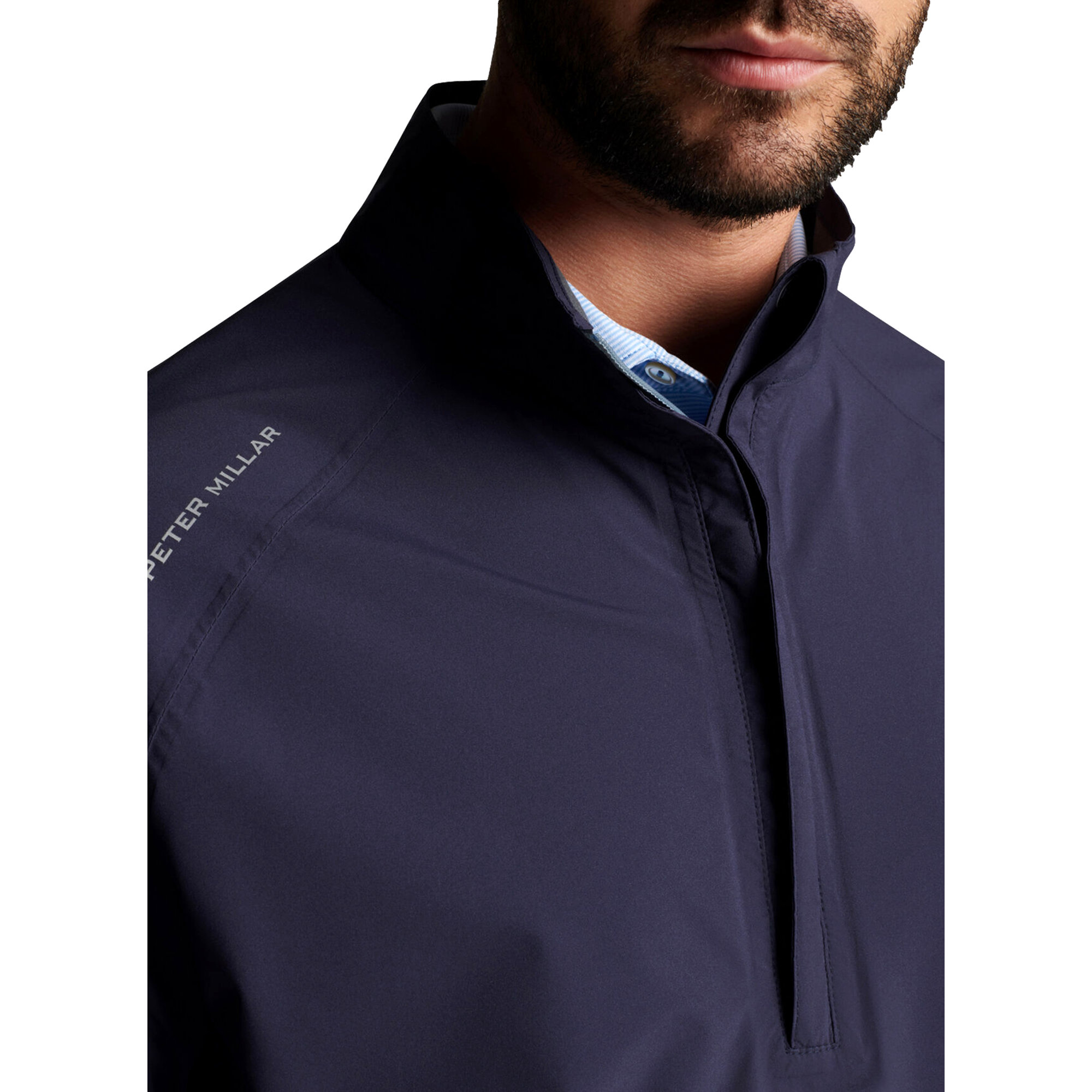 Shield Men's Short Sleeve Golf Quarter Zip Rain Shell