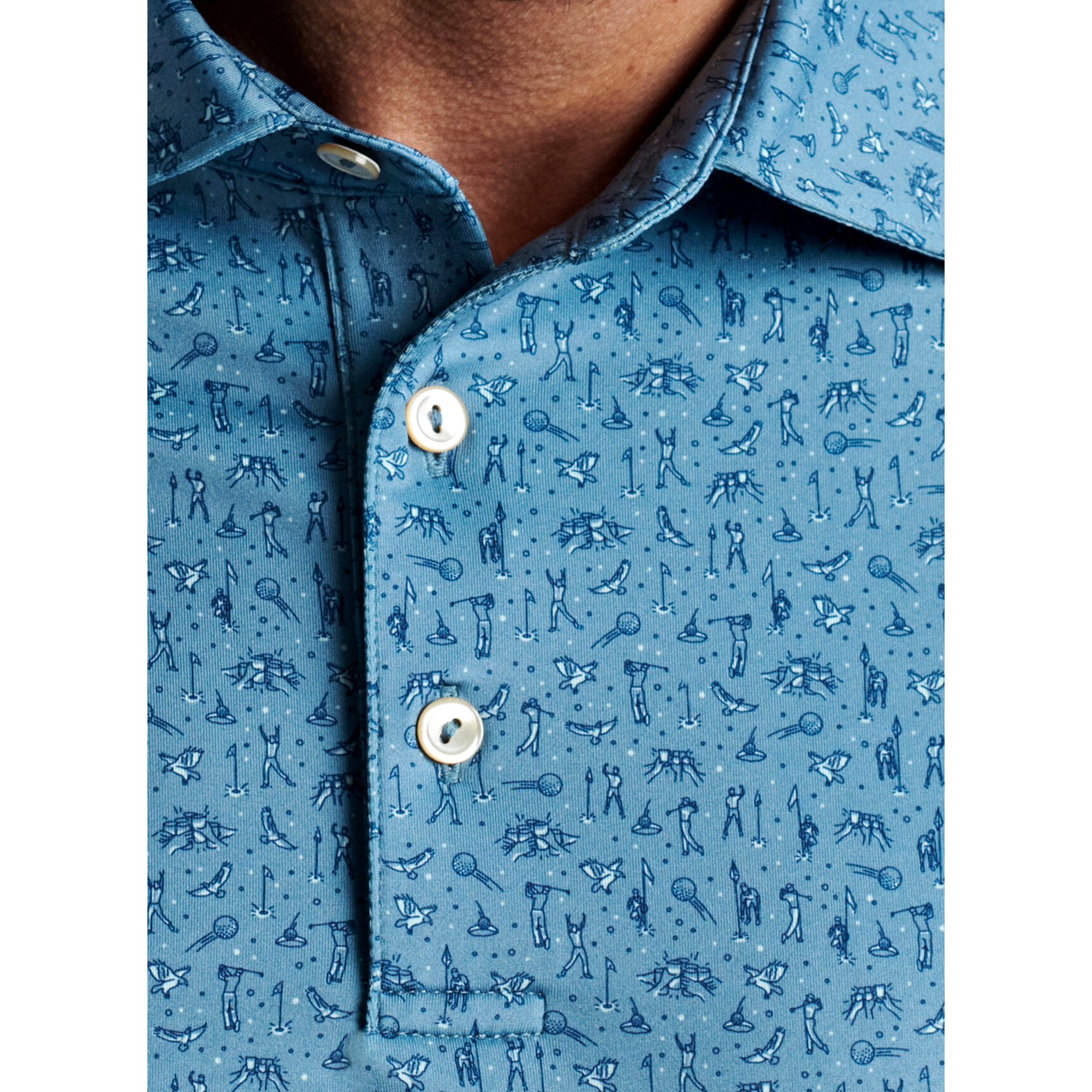Peter Millar Hole In One Performance Jersey Polo | PGA TOUR Superstore