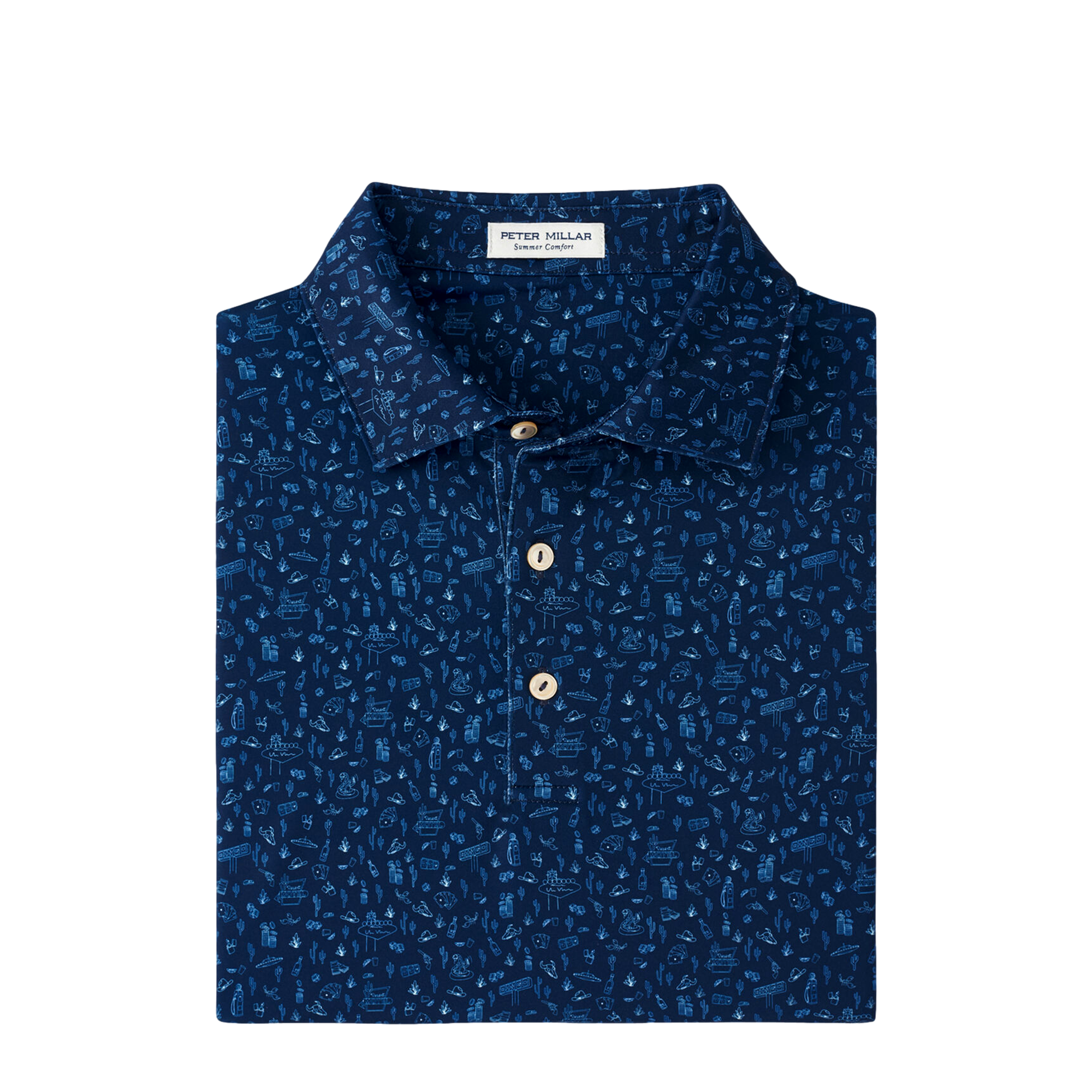 Badlands Bluff Performance Jersey Men's Short Sleeve Golf Polo Shirt