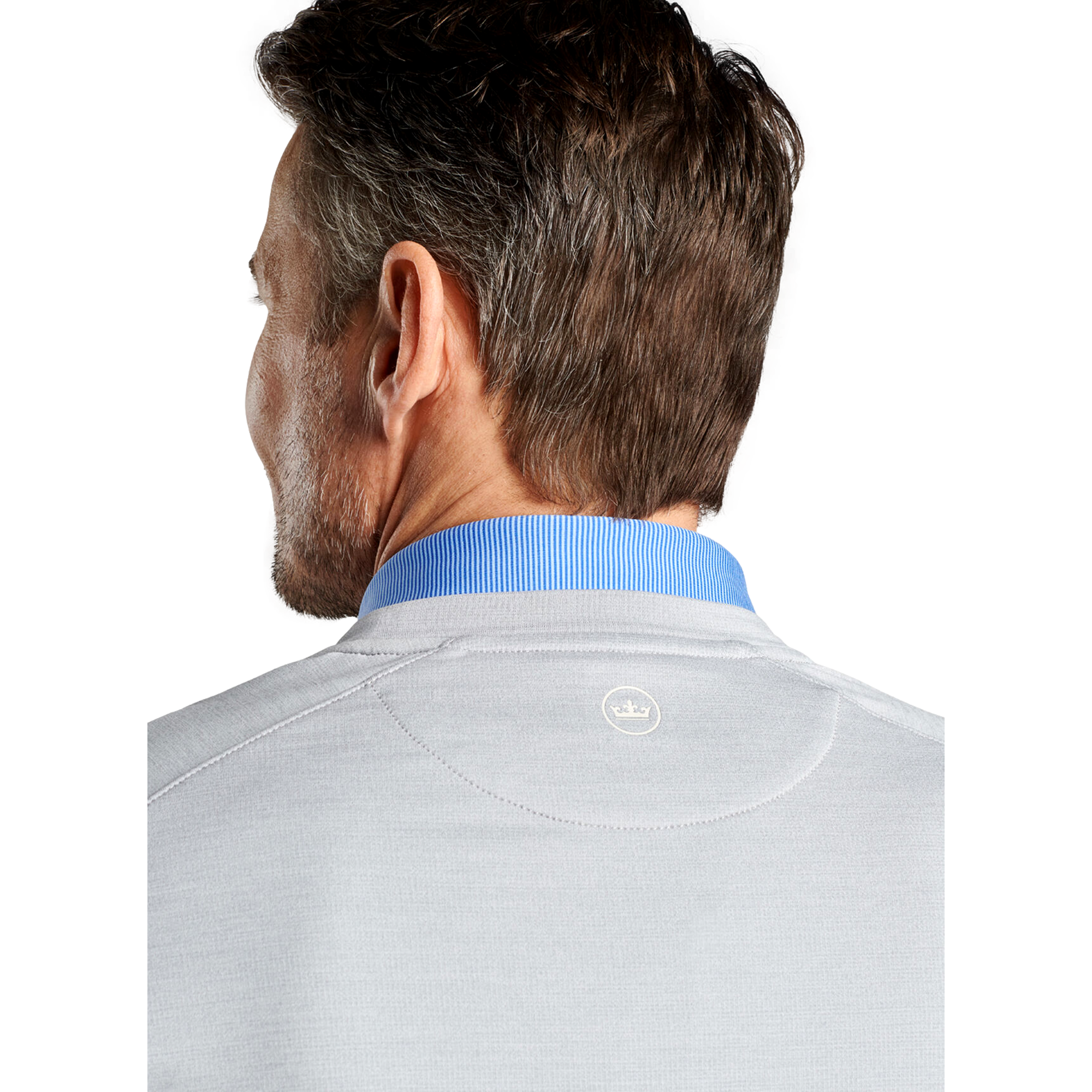 Cotton Men's Crewneck Golf Sweater