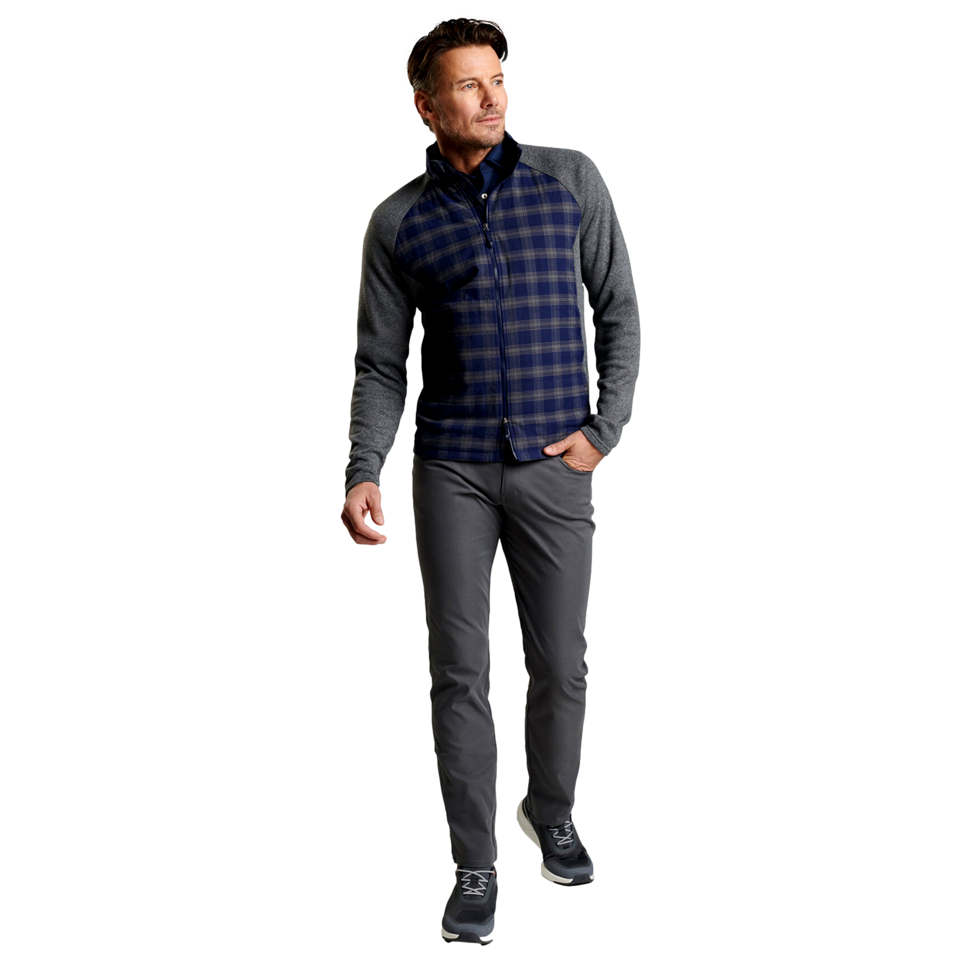 Merge Elite Flannel Hybrid Men's Golf Jacket