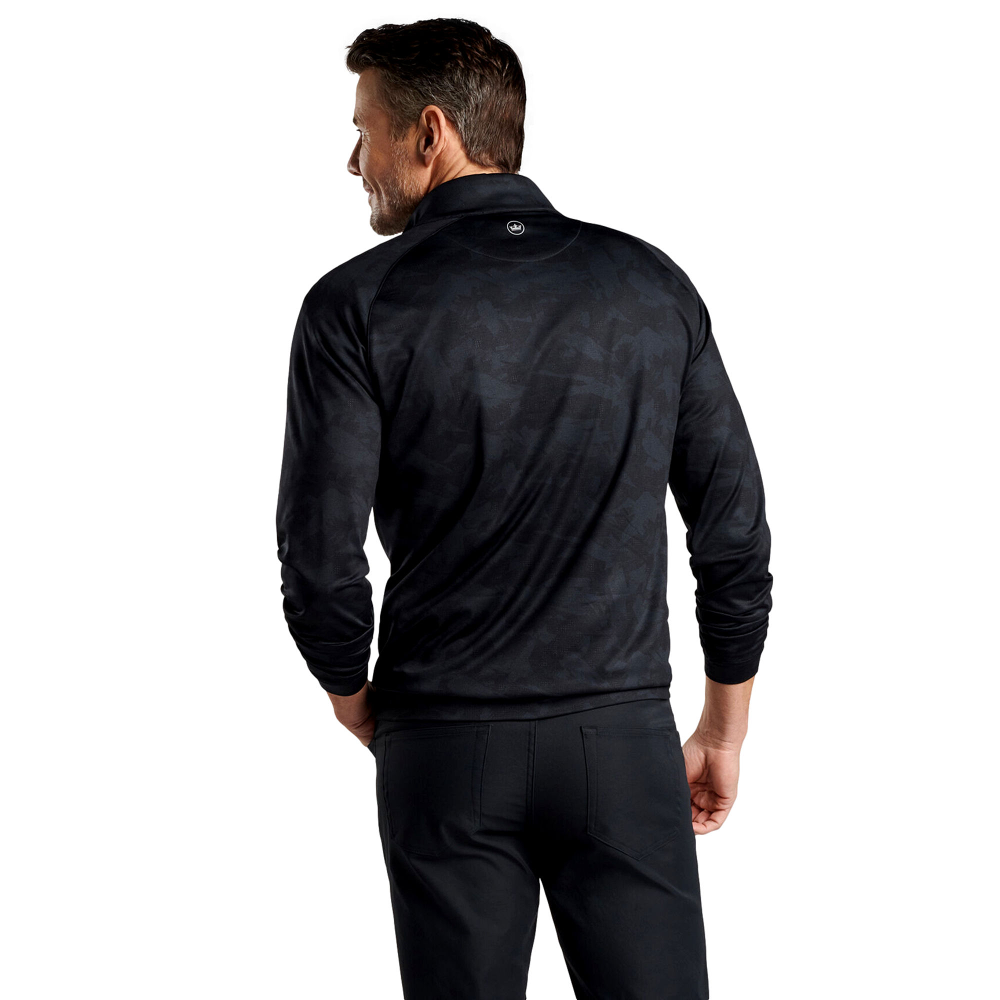 Forge Brushstroke Camo Performance Quarter-Zip
