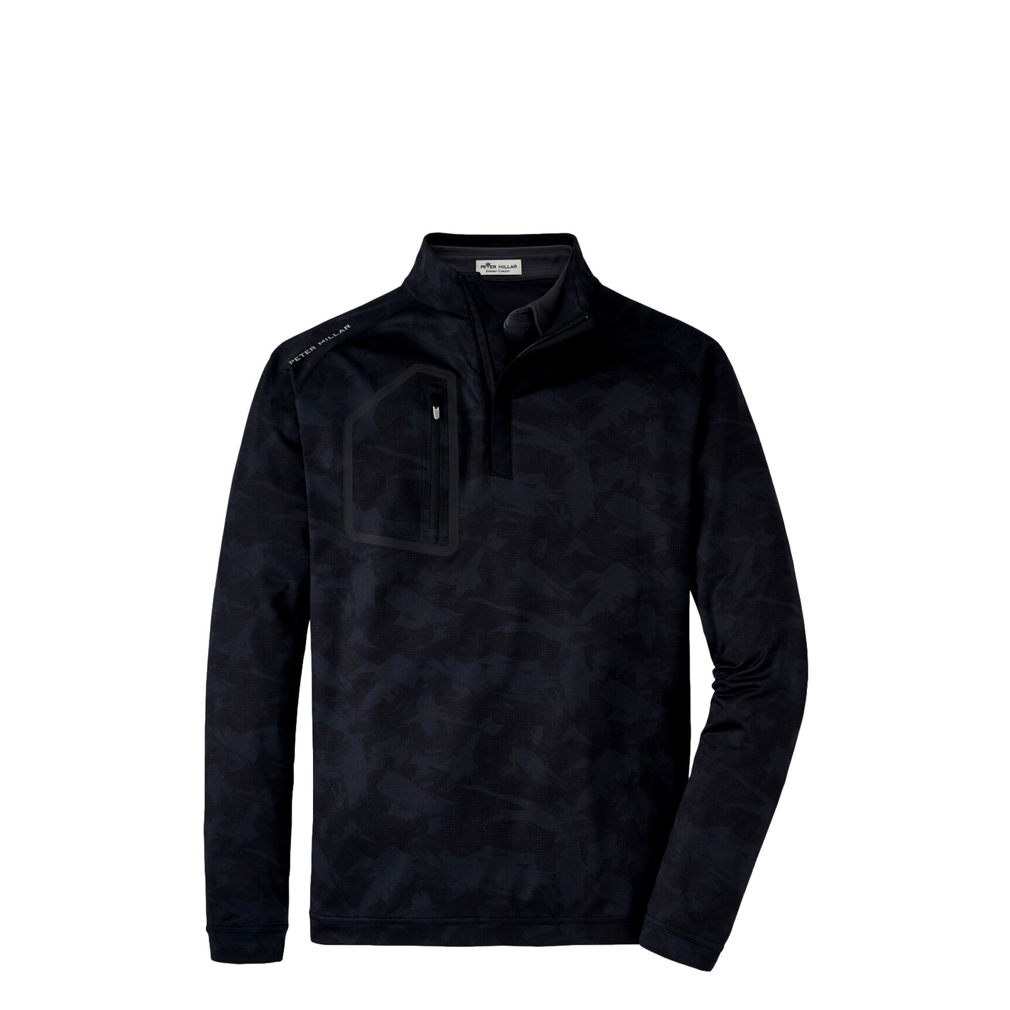 Forge Brushstroke Camo Performance Quarter-Zip