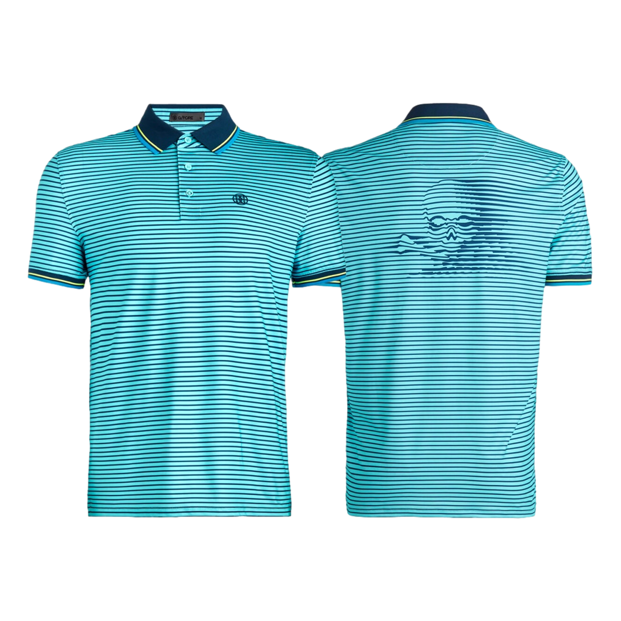 Skull & Tees 3D Tech Jersey Men's Short Sleeve Golf Polo Shirt