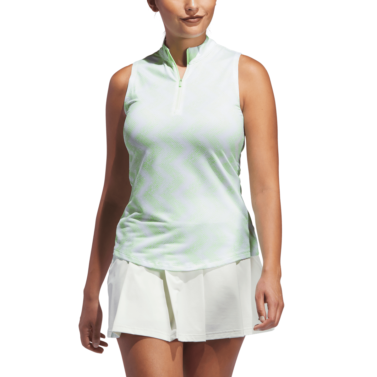 Ultimate365 Ottoman Printed Sleeveless Polo Shirt