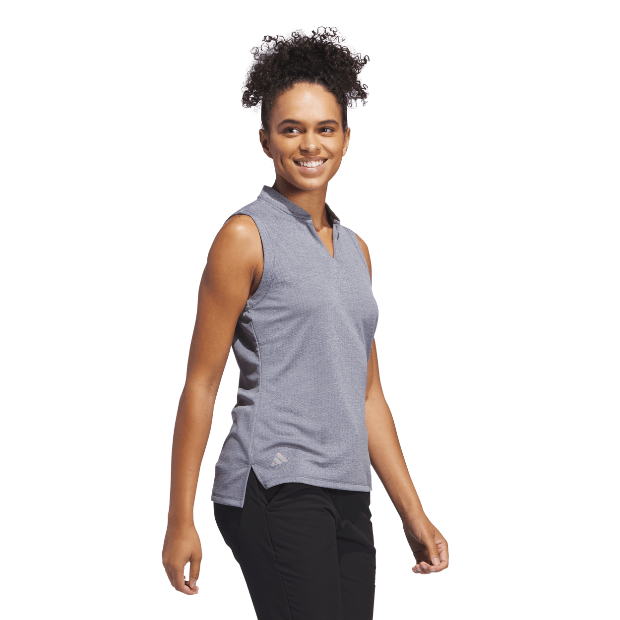 Ultimate365 Textured Sleeveless Polo Shirt