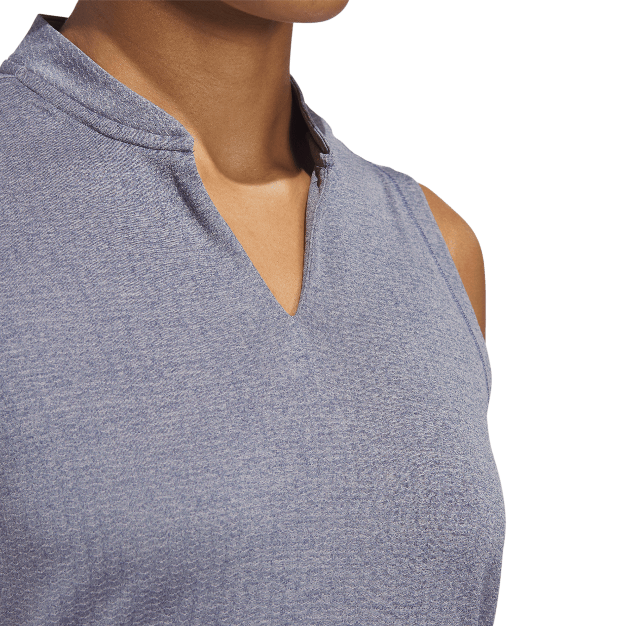 Ultimate365 Textured Sleeveless Polo Shirt