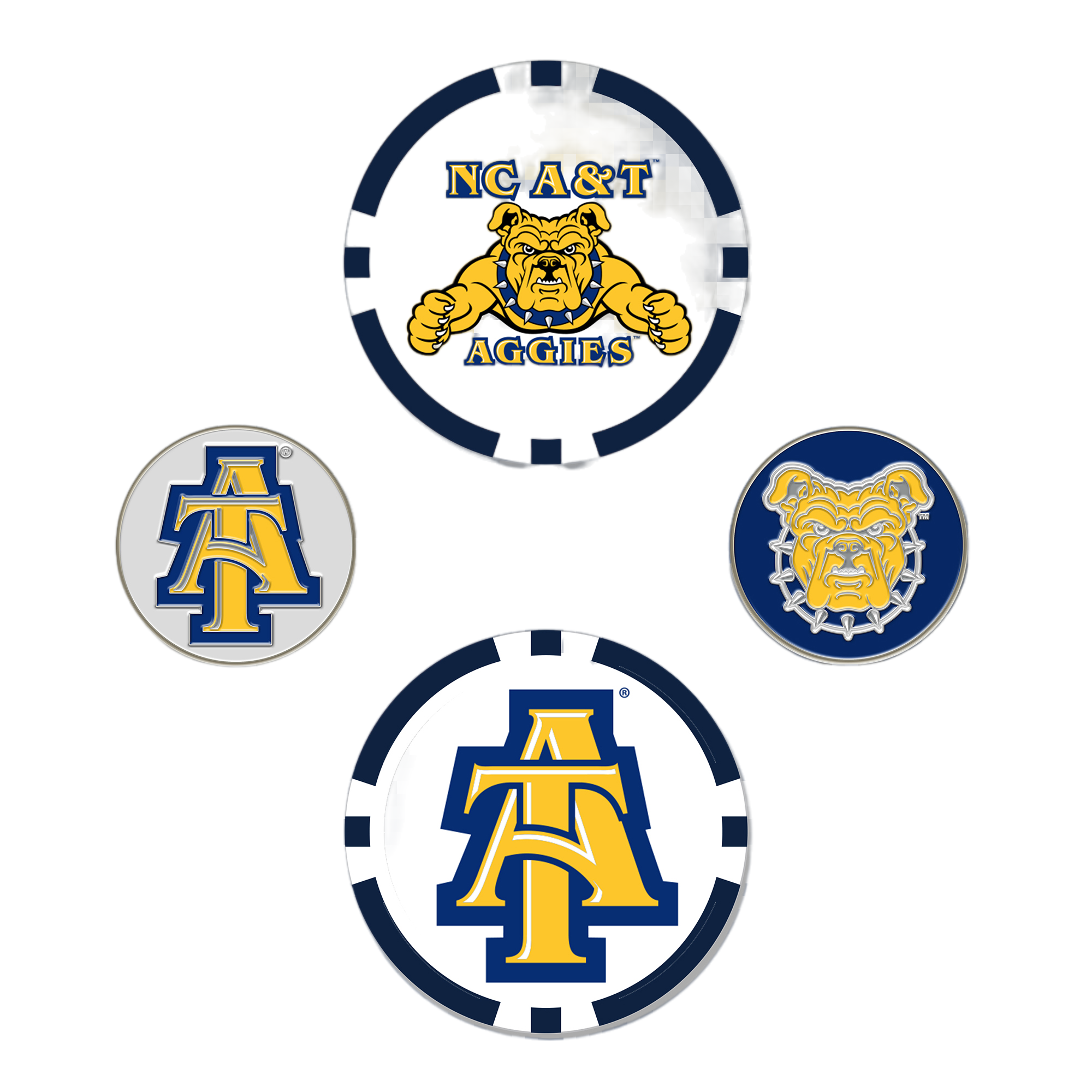 North Carolina A&T Aggies Ball Marker Set