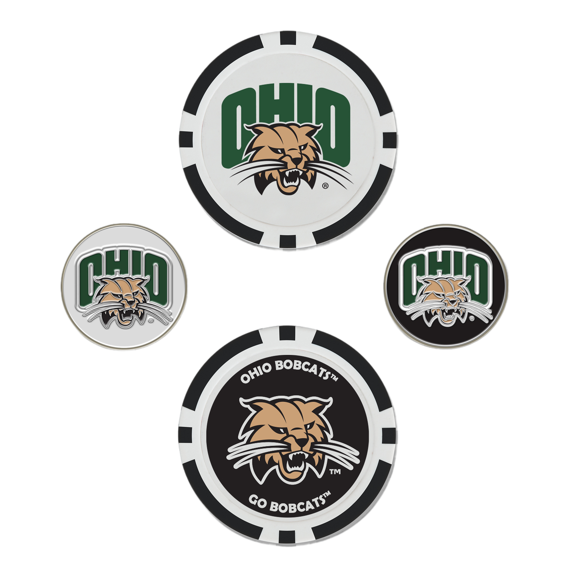 Ohio Bobcats Ball Marker Set