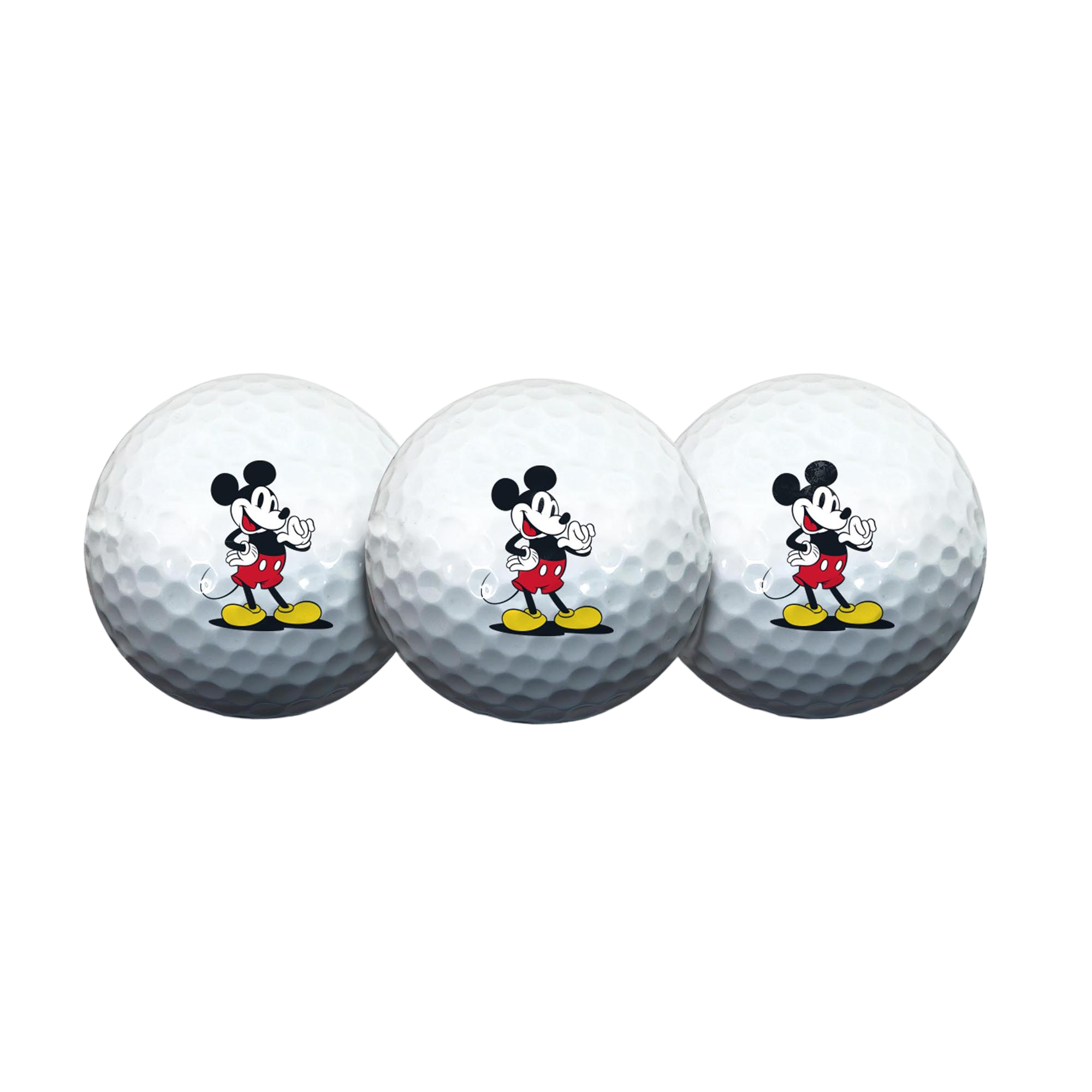 Happy Mickey Mouse/Disney Golf Ball 3-Pack