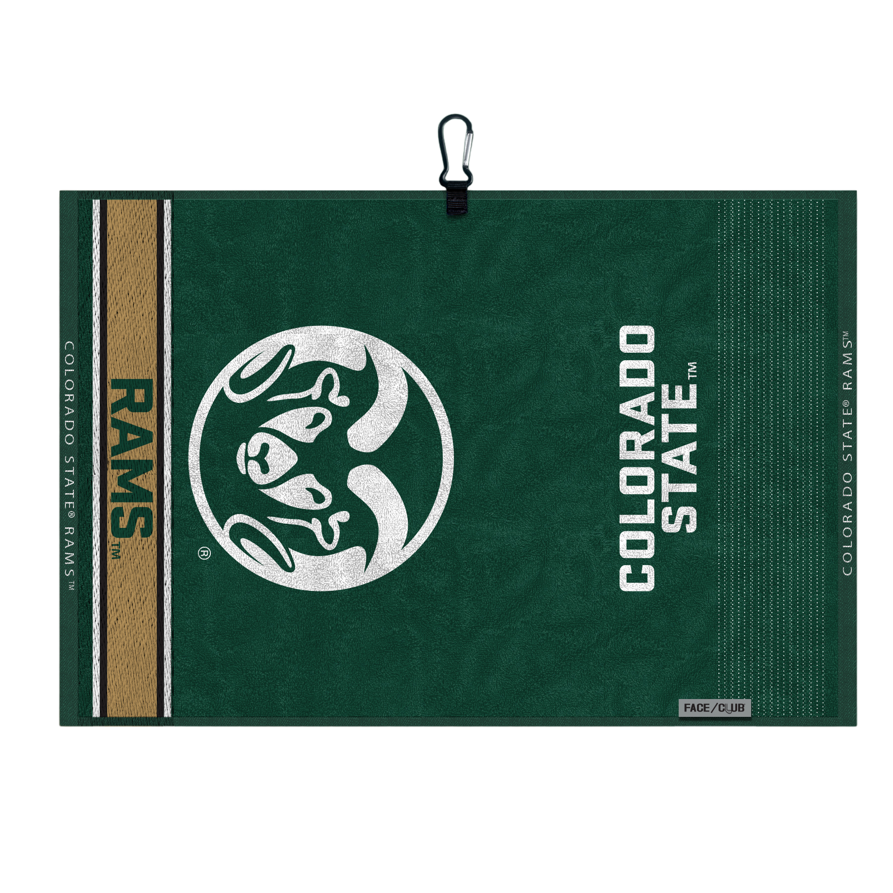 Colorado State Rams Face/Club Jacquard Towel