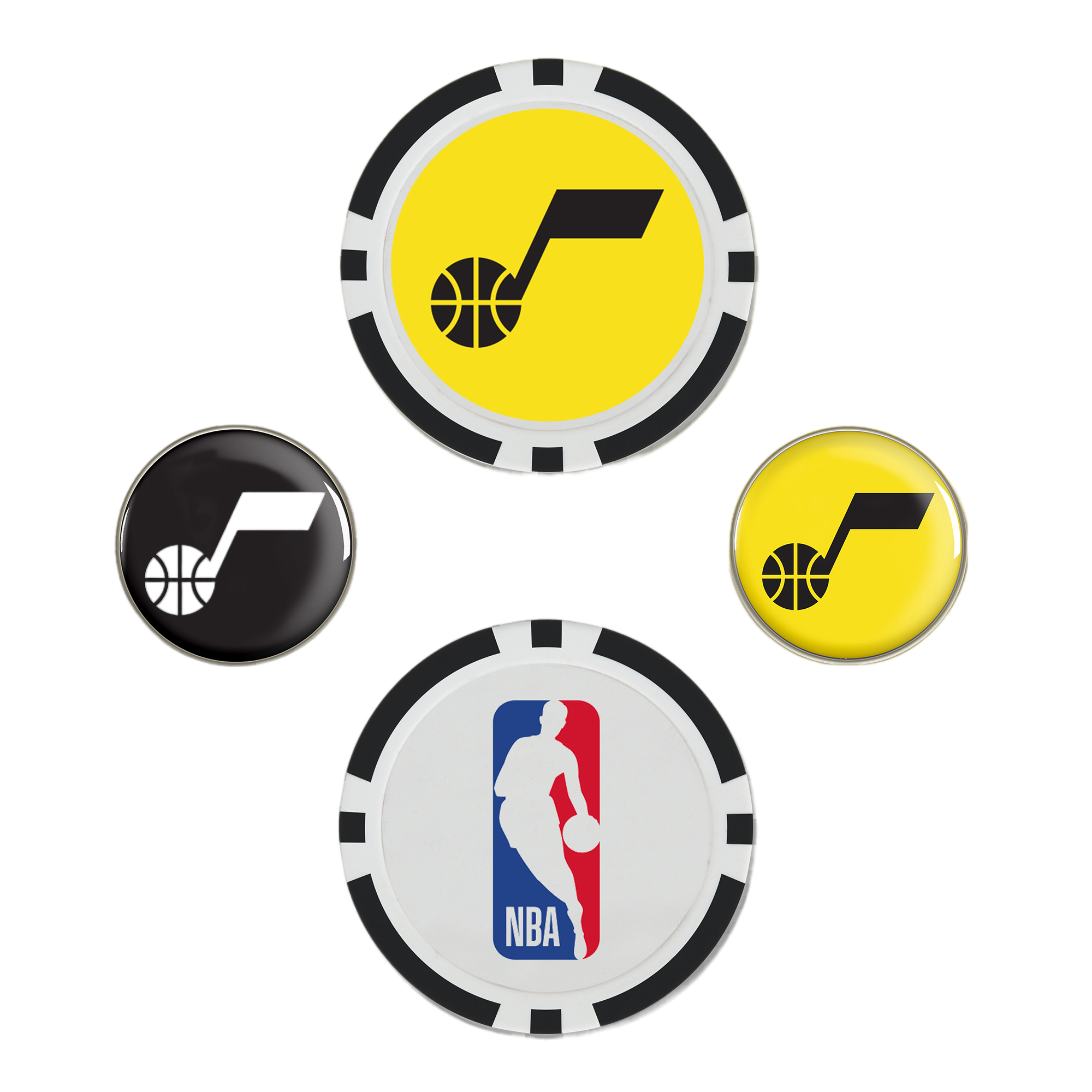 Utah Jazz Ball Marker Set