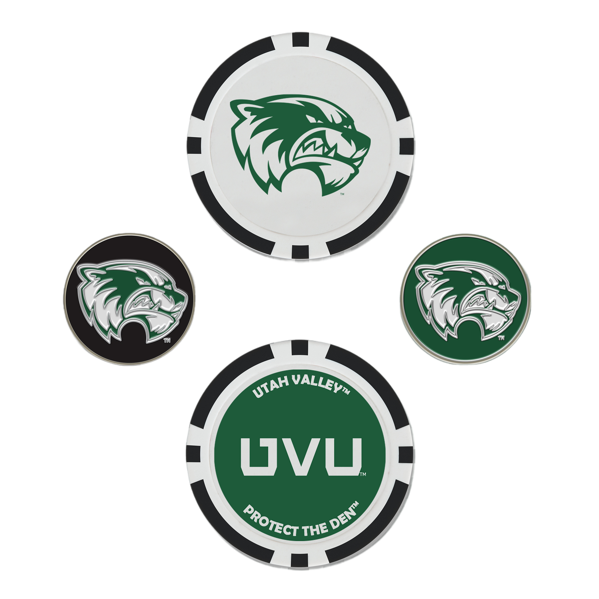 Utah Valley Wolverines Ball Marker Set